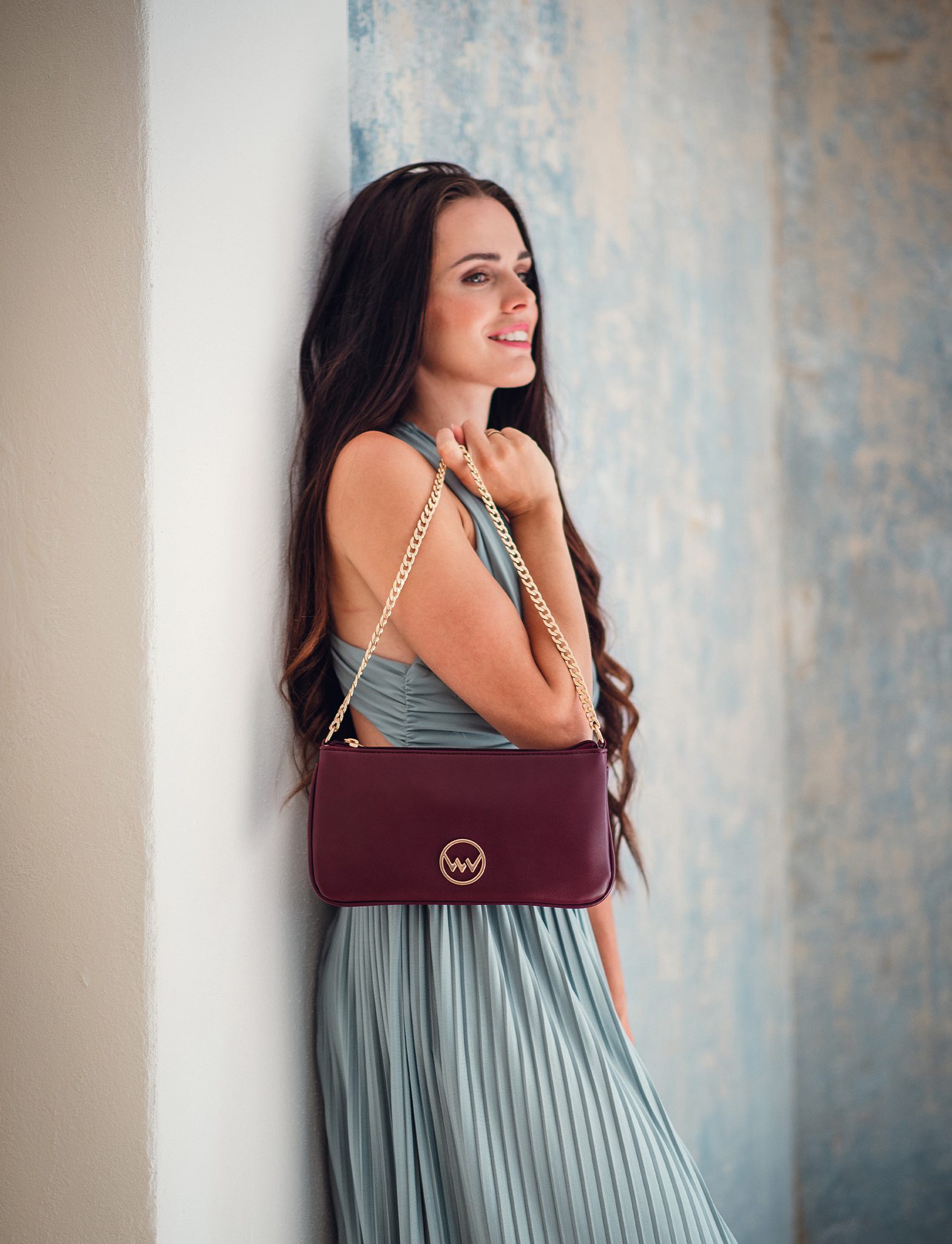 VUCH Hazell Wine handbag