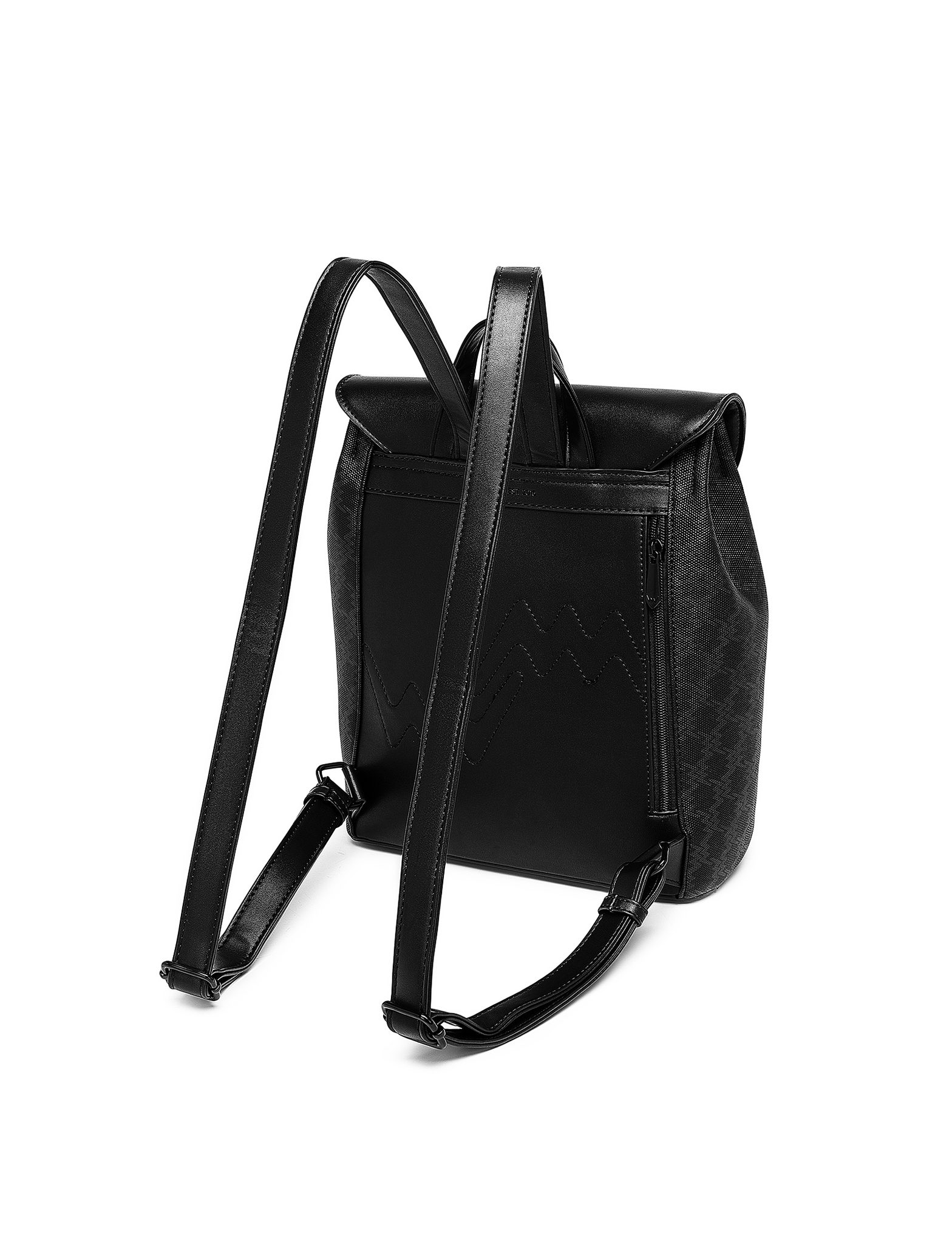 VUCH Linton MN Black city backpack