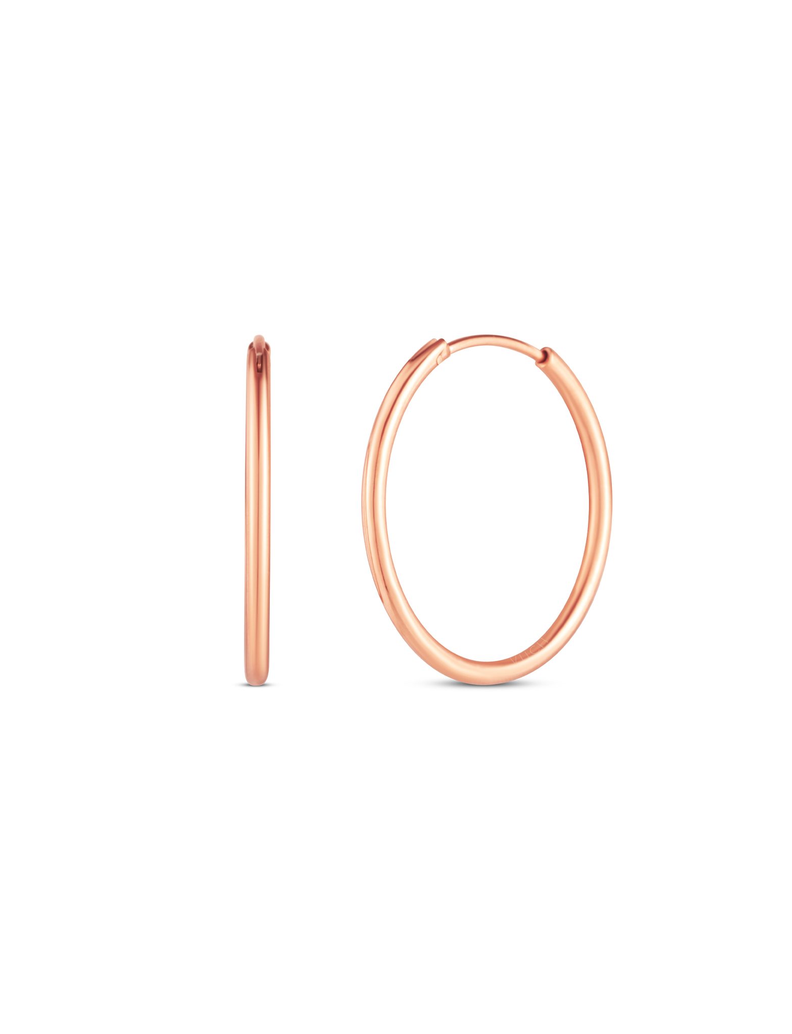 Kruhové náušnice Yetta Rose Gold