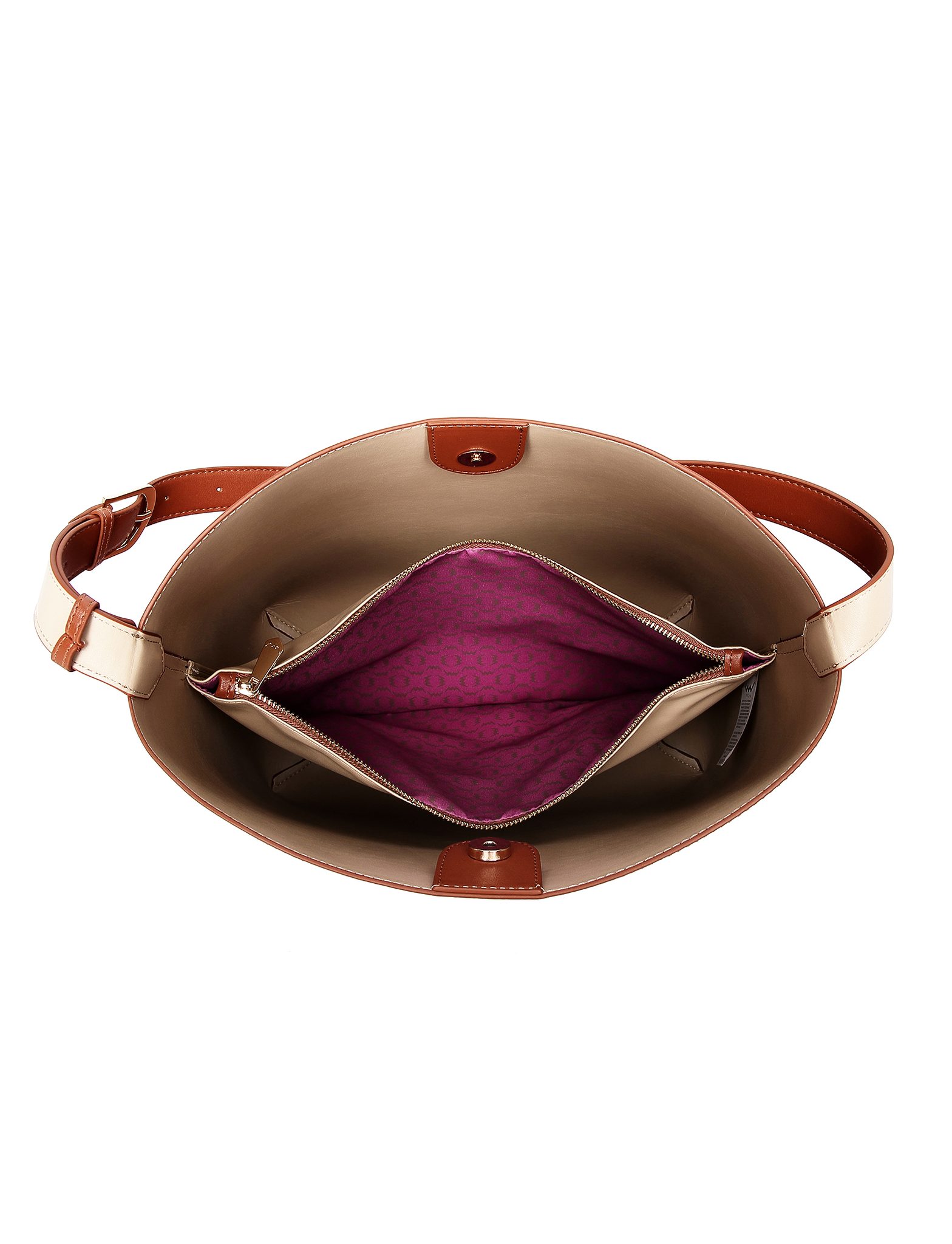 VUCH Justeene Brown Handbag