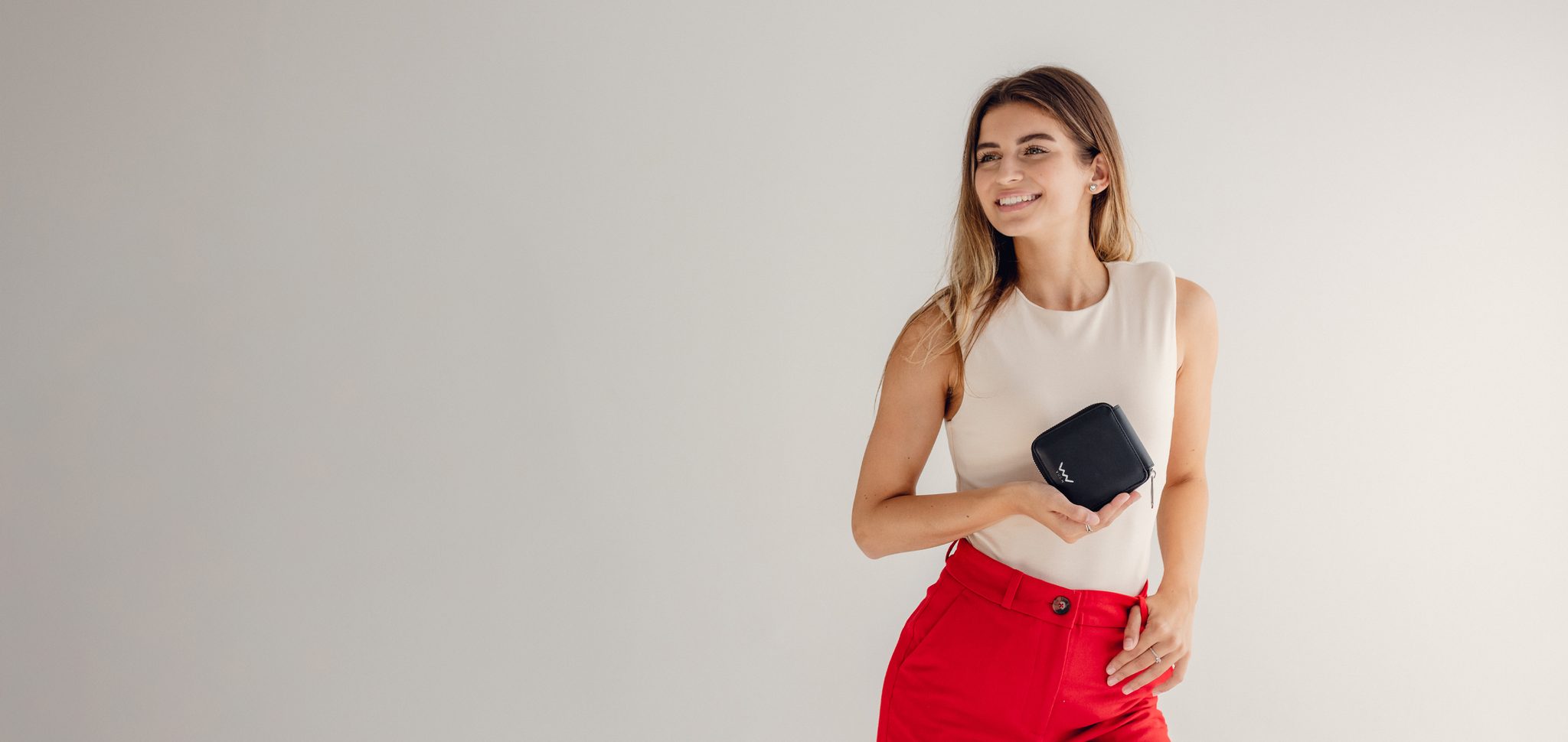 VUCH Majken Simply Black Wallet