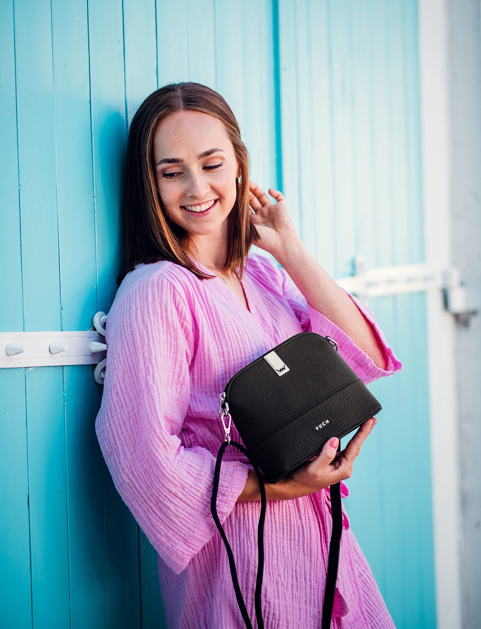 VUCH Cara Mini Black Handbag