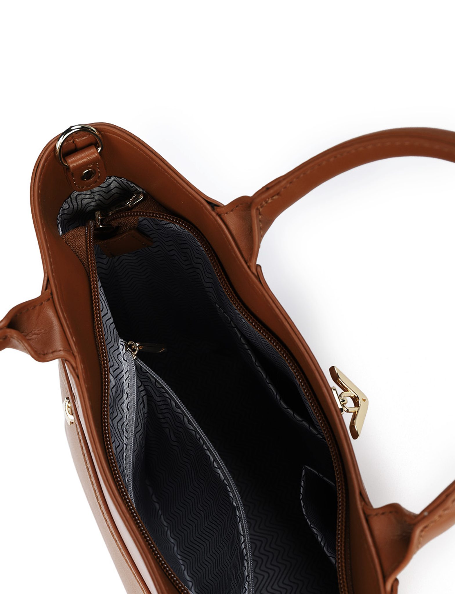 VUCH Christel Divide Brown Handbag