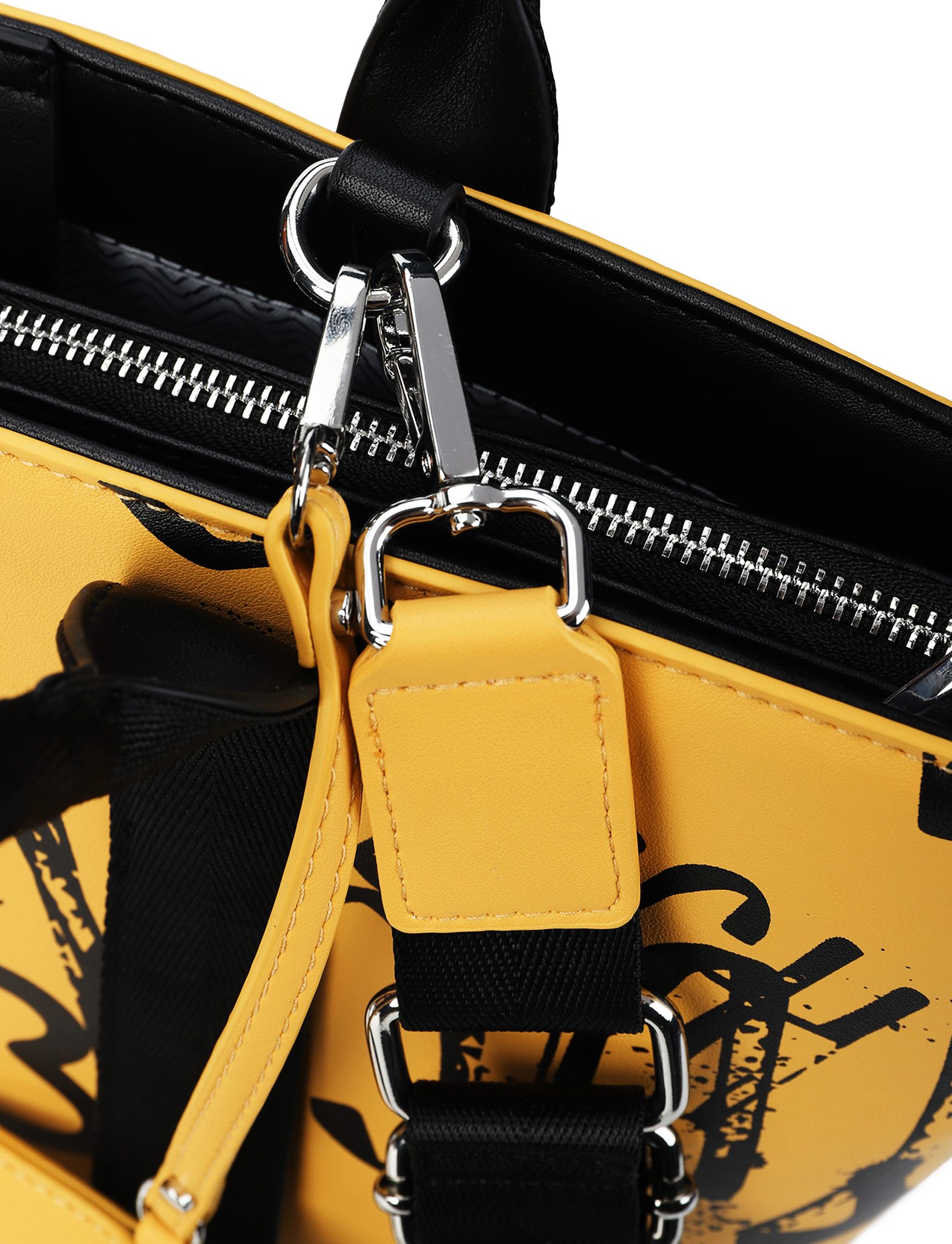 VUCH Wennie Grafitti Yellow Handbag