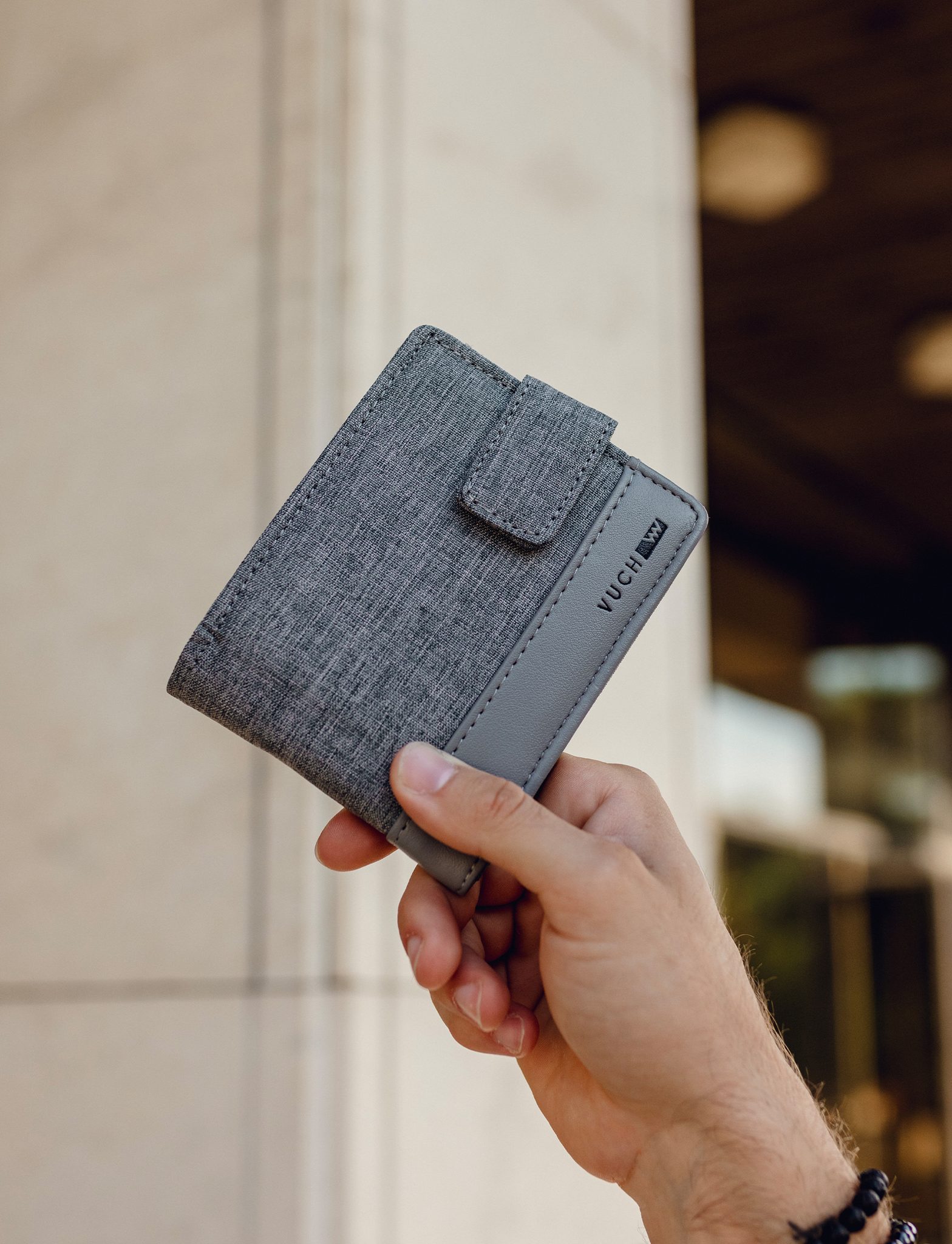 VUCH Allee Grey Wallet