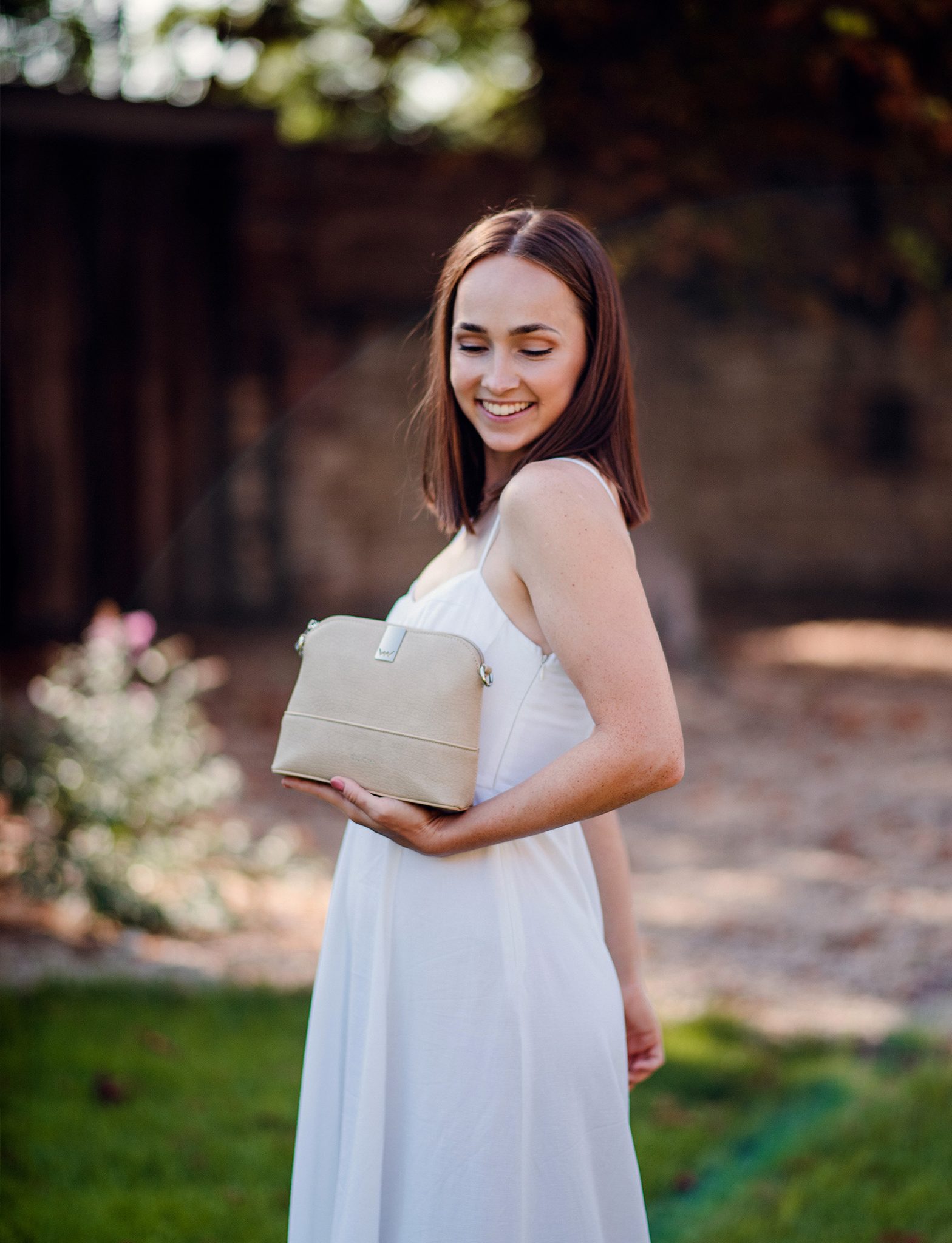 VUCH Cara Mini Beige Handbag