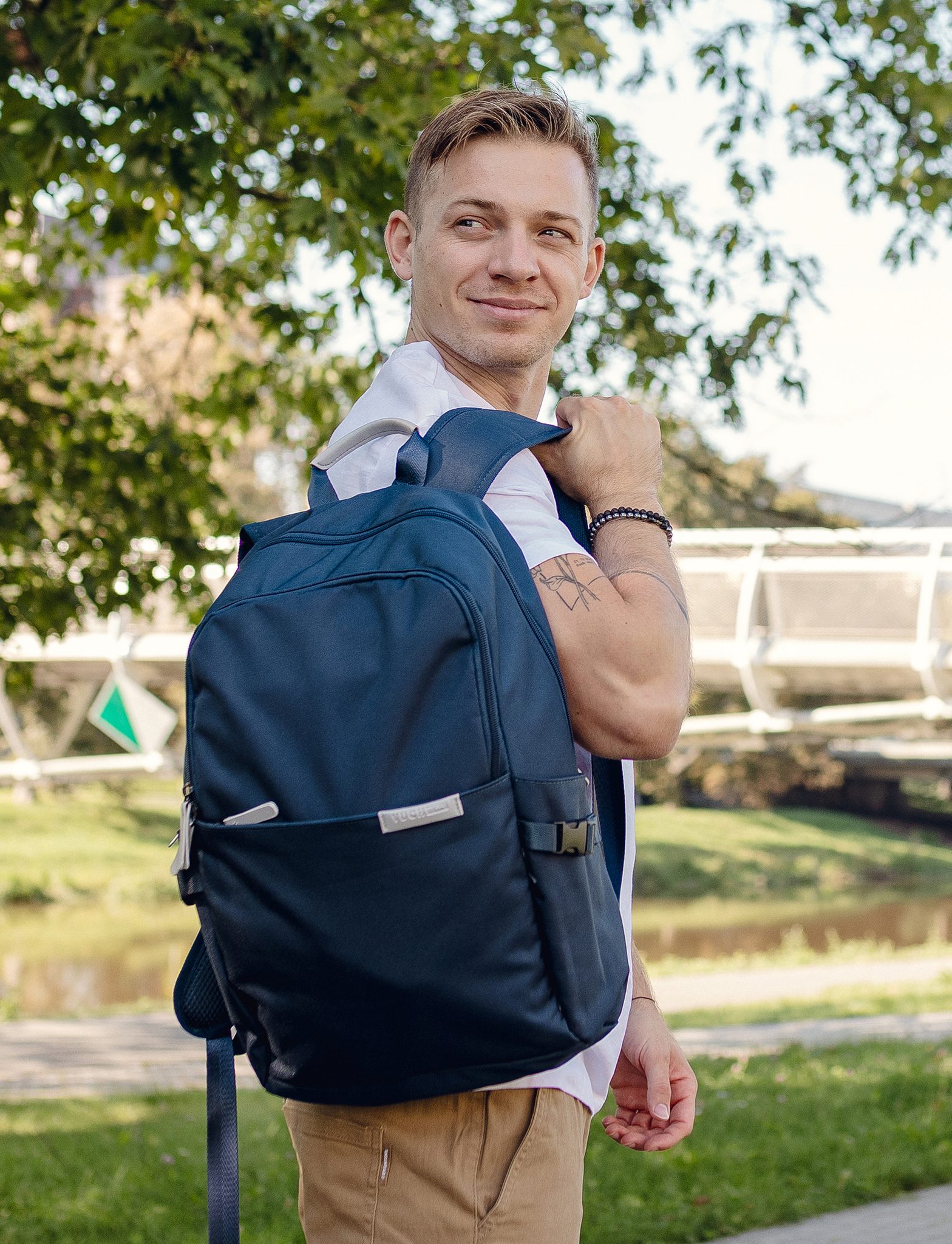VUCH Orym Blue city backpack