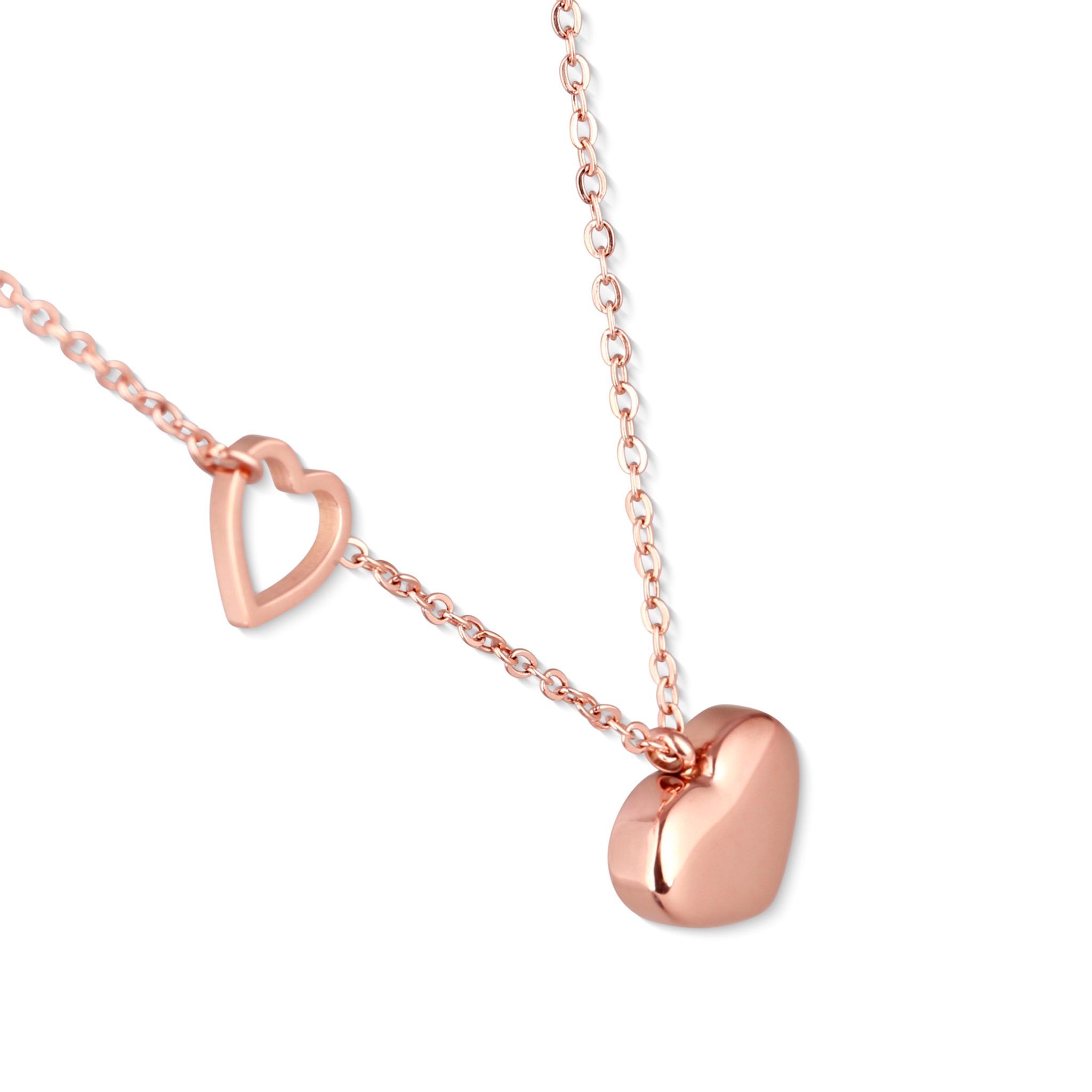 Colier Inlove din aur roz