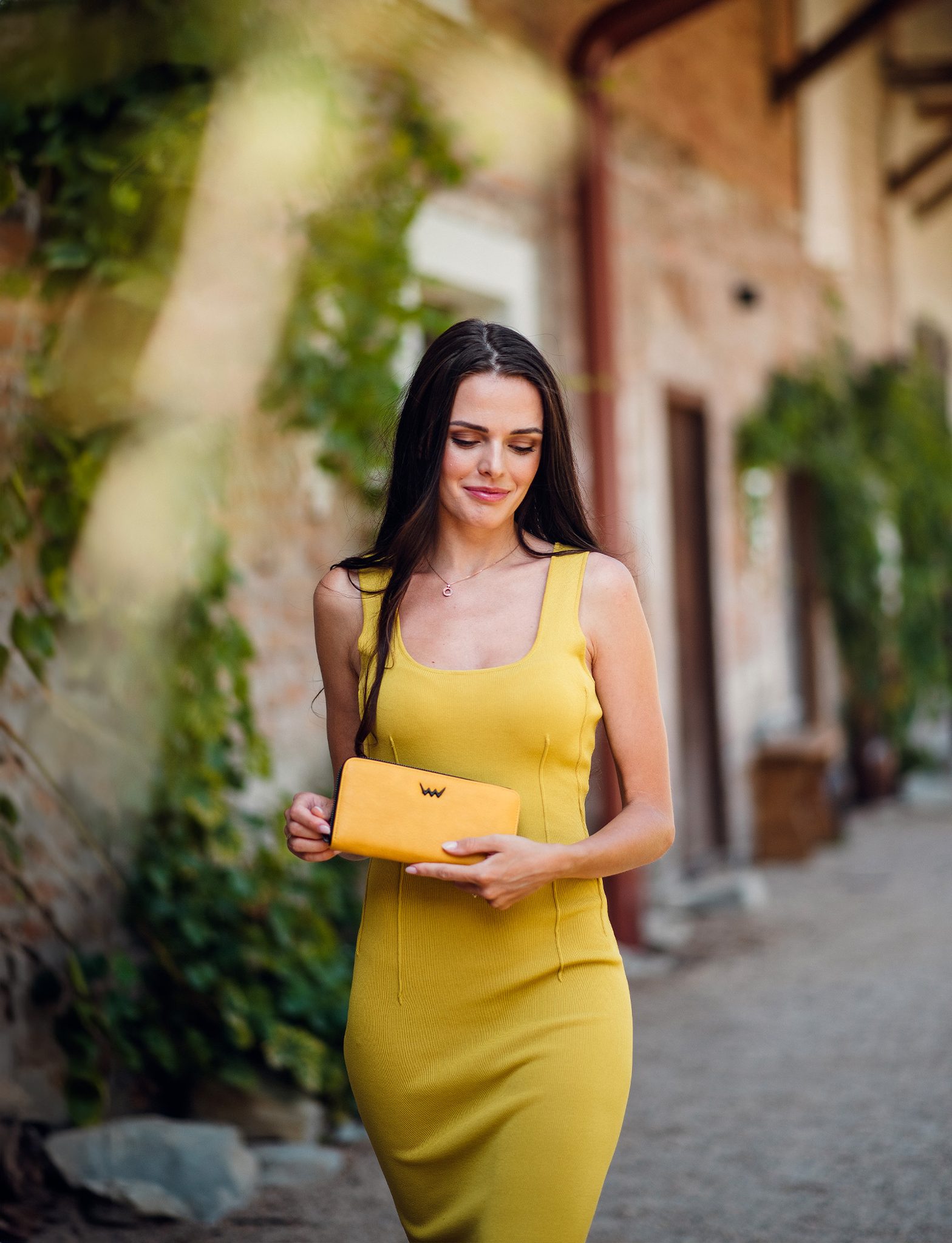 VUCH Kasula Dark Yellow Wallet
