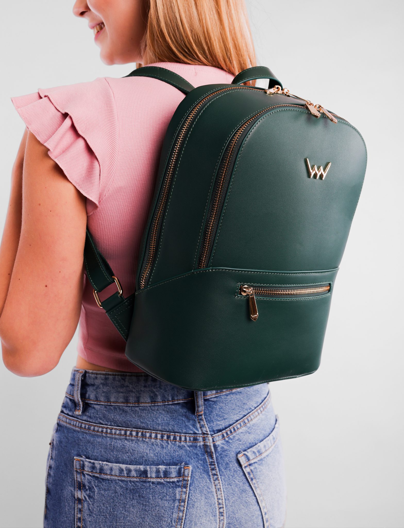VUCH Meriel Green city backpack