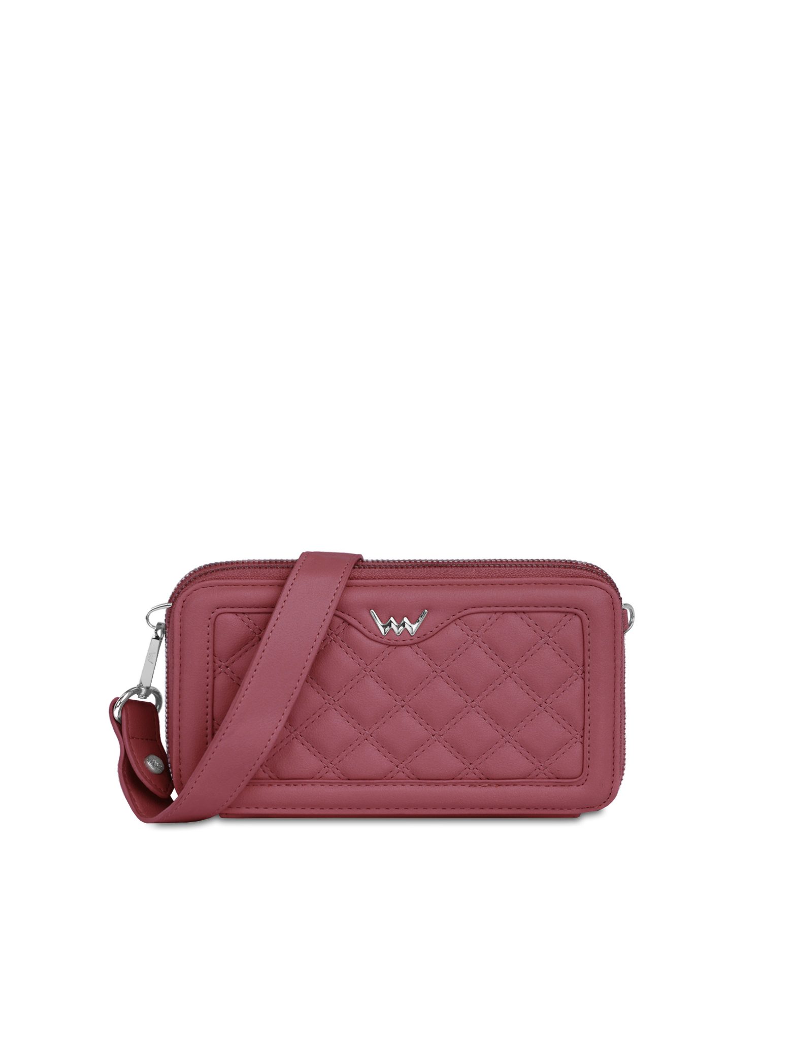 Akyra crossbody peňaženka dusty pink