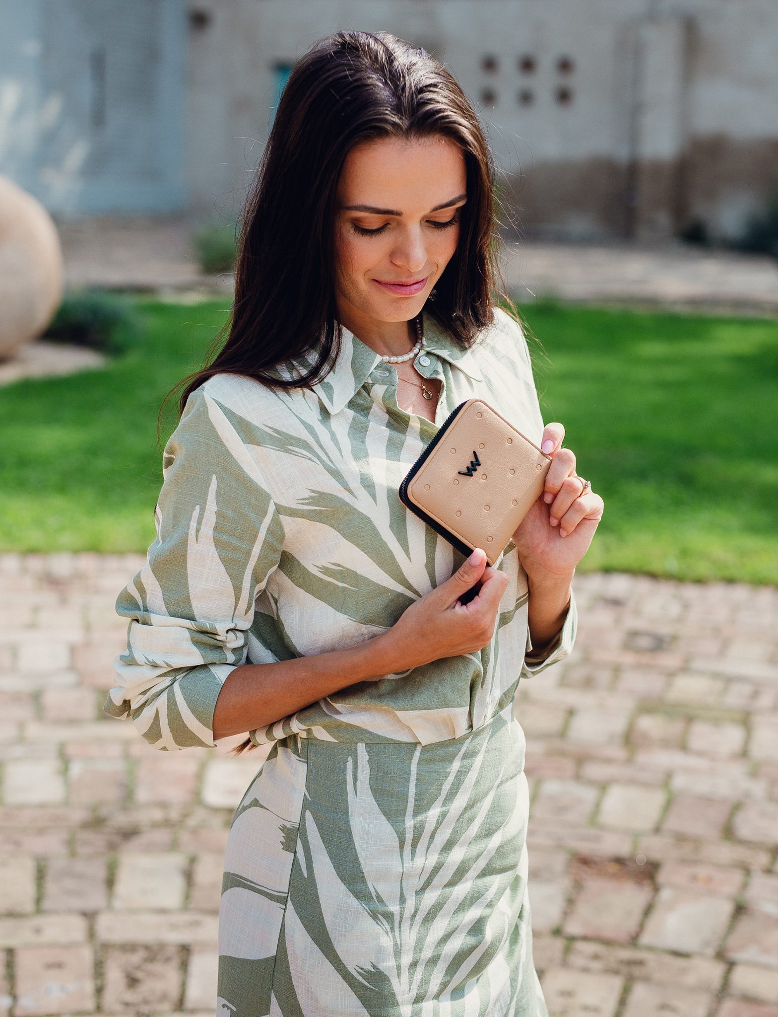 VUCH Charis Mini Beige Wallet