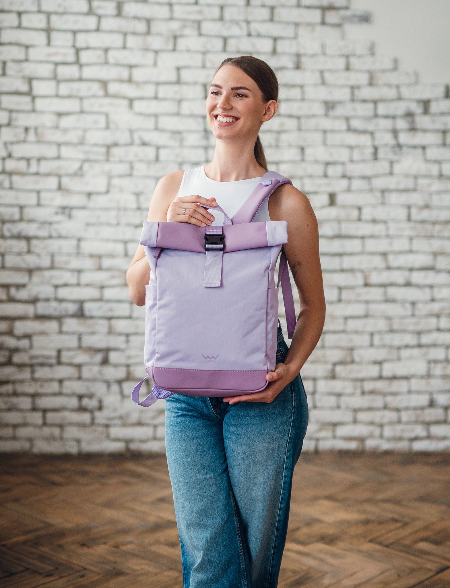 VUCH Virion Purple city backpack