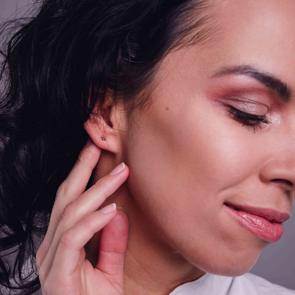 VUCH Irakli Rose Gold Earrings