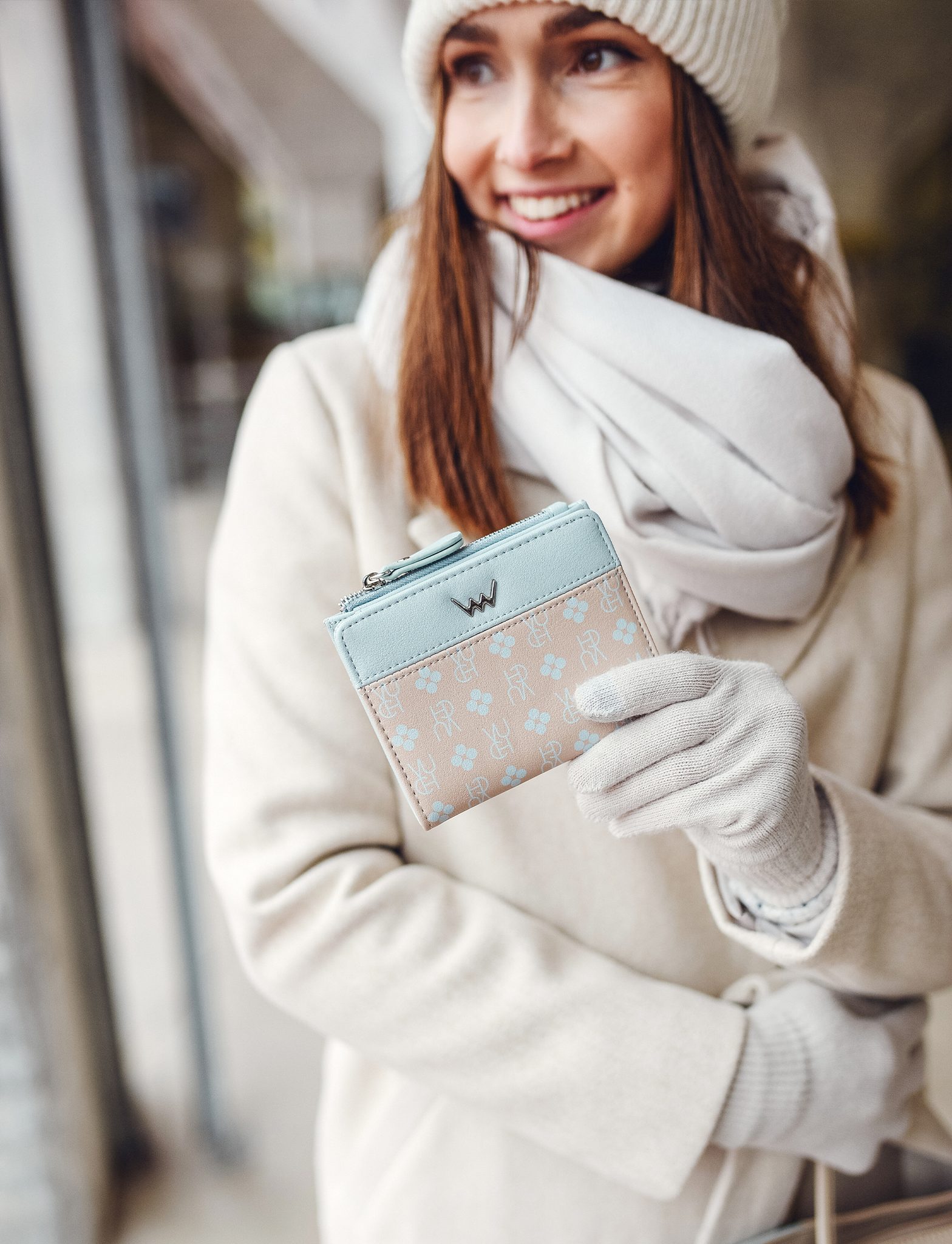 Portofel Marva Mini Bej