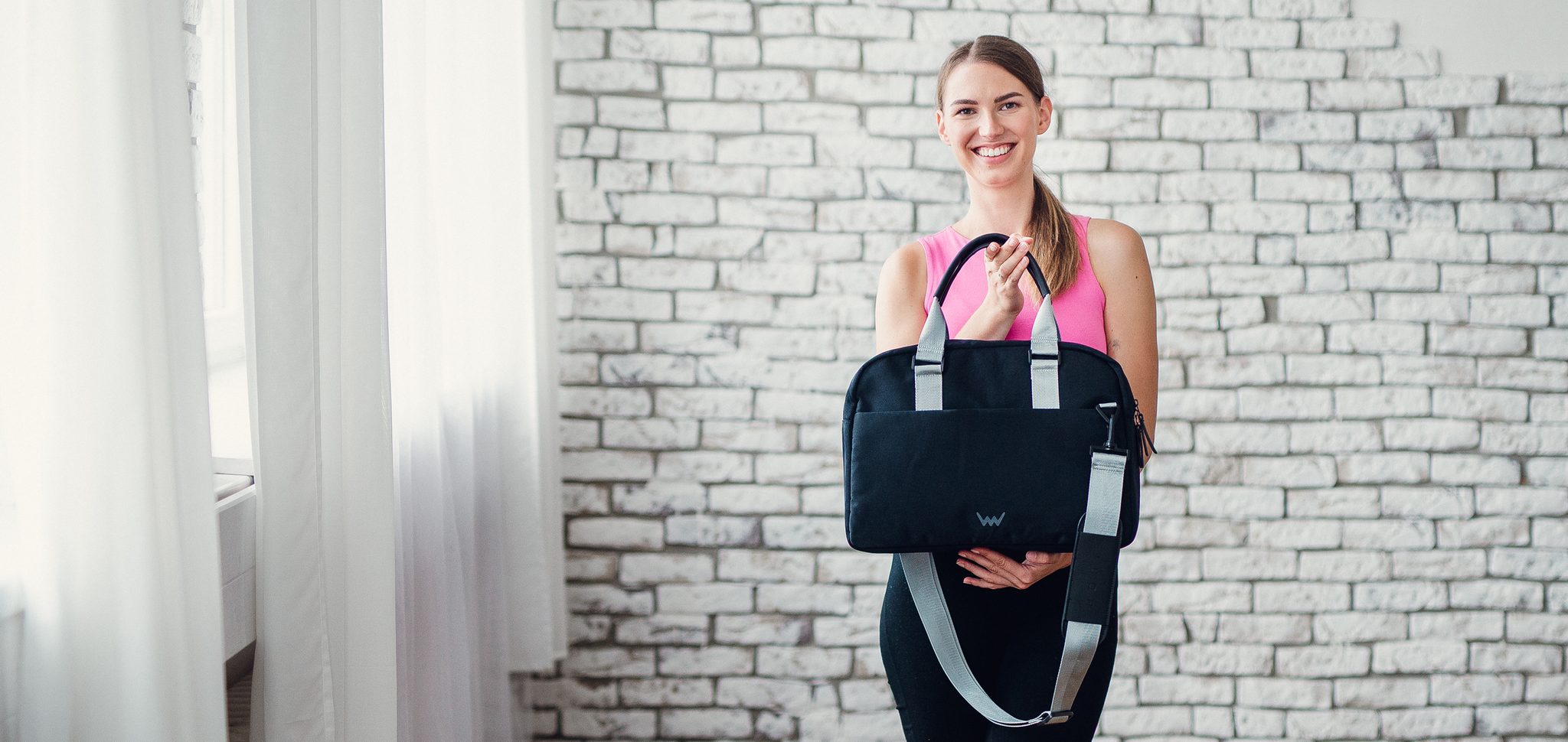 VUCH Elvina Black laptop bag