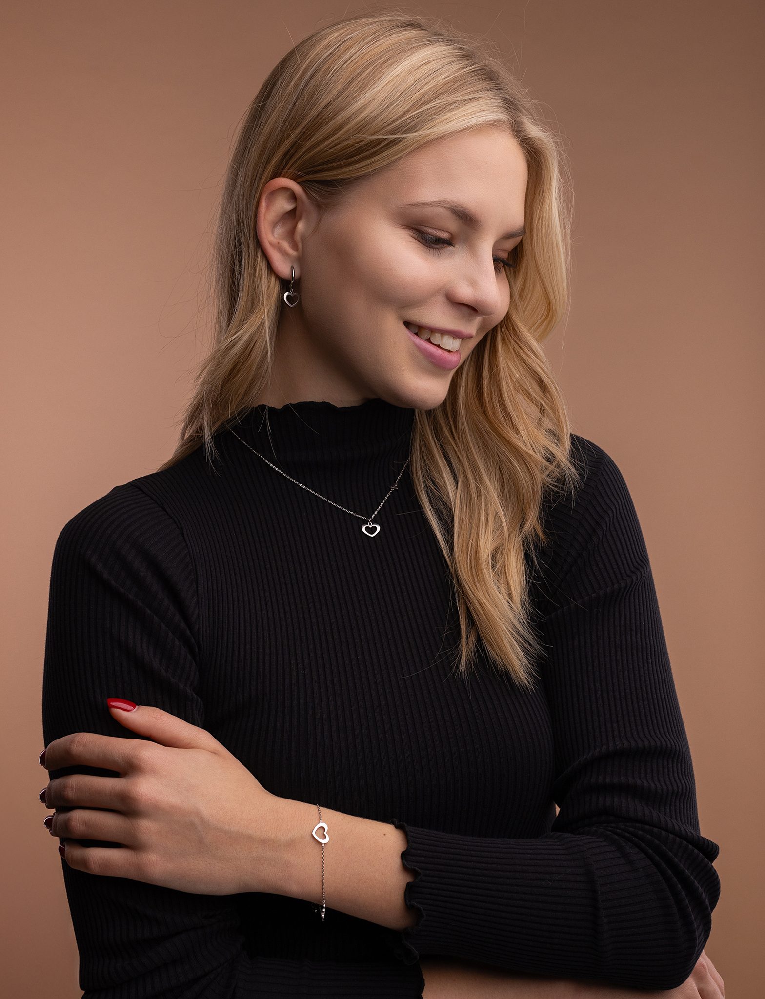 Brățară cu sclipici de argint