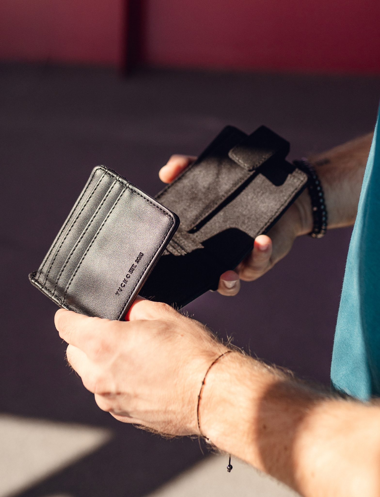 VUCH Allee Black Wallet