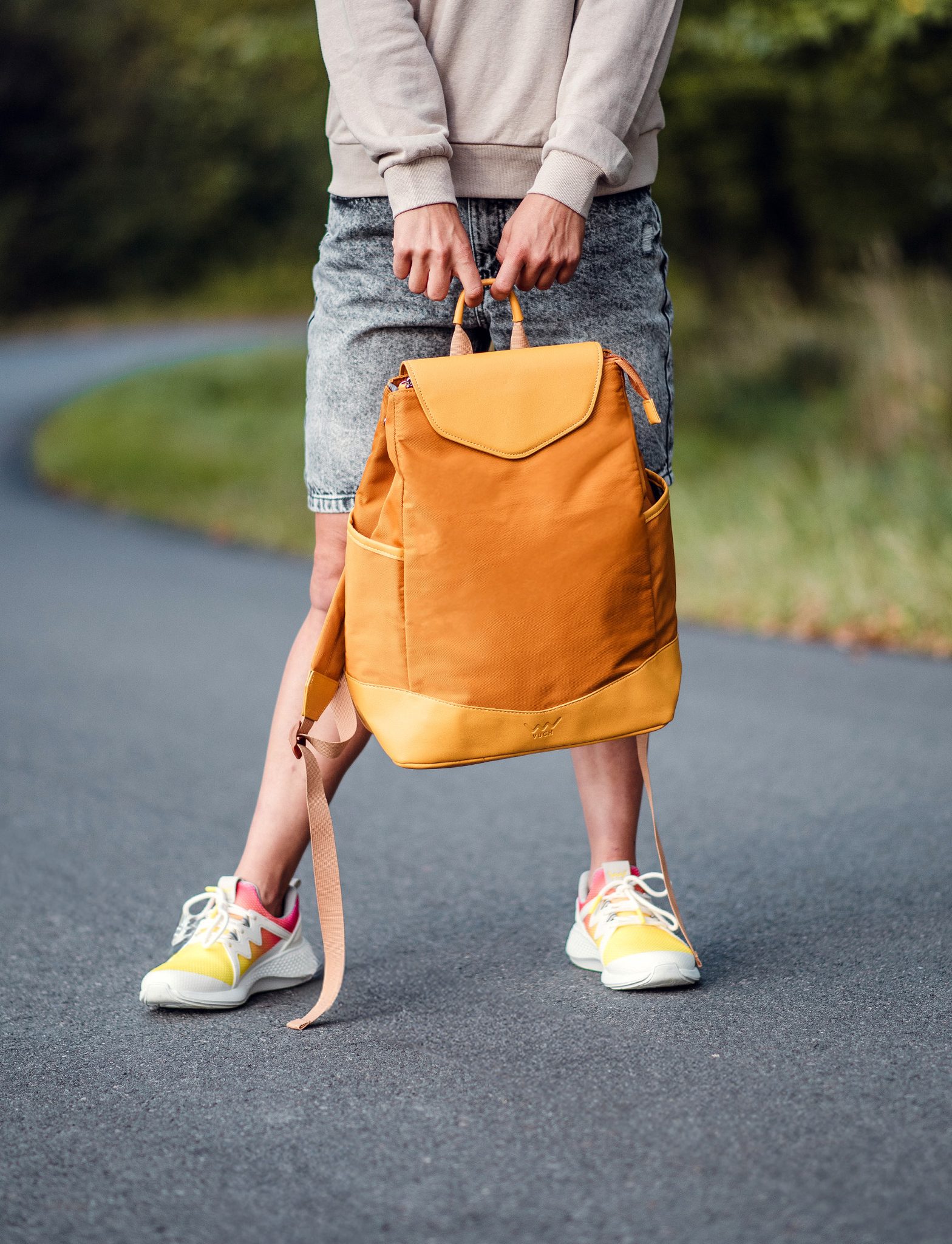VUCH Inchel Yellow city backpack