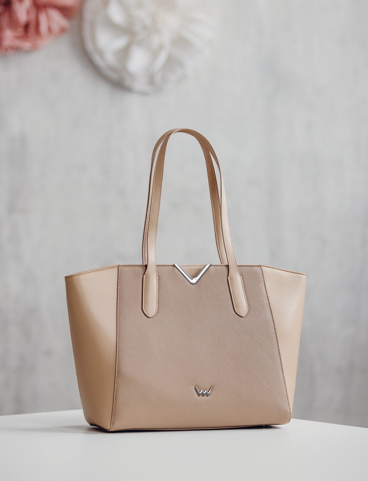 Geantă mare bej Eirene