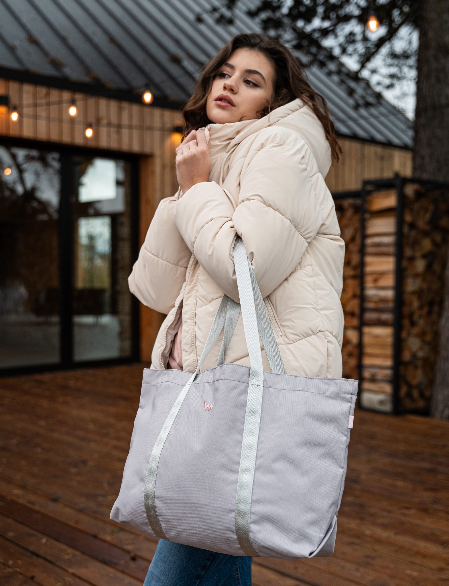 Rizzo Grey - geantă de plajă