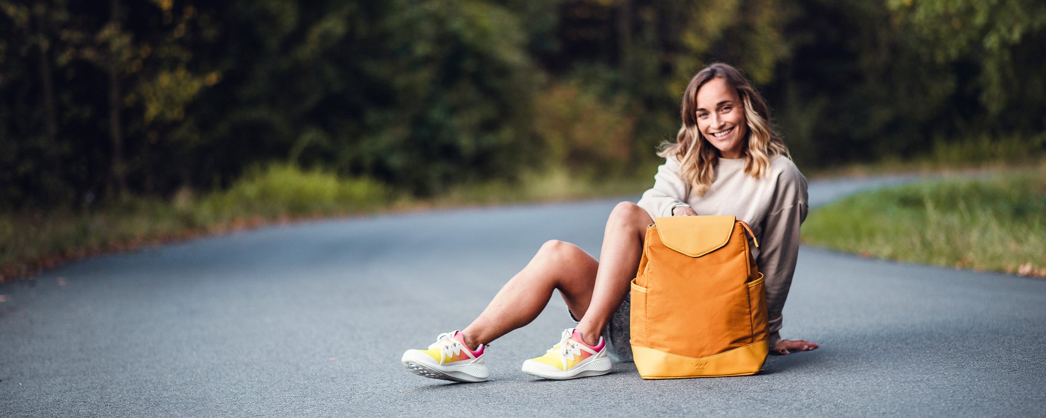VUCH Inchel Yellow city backpack