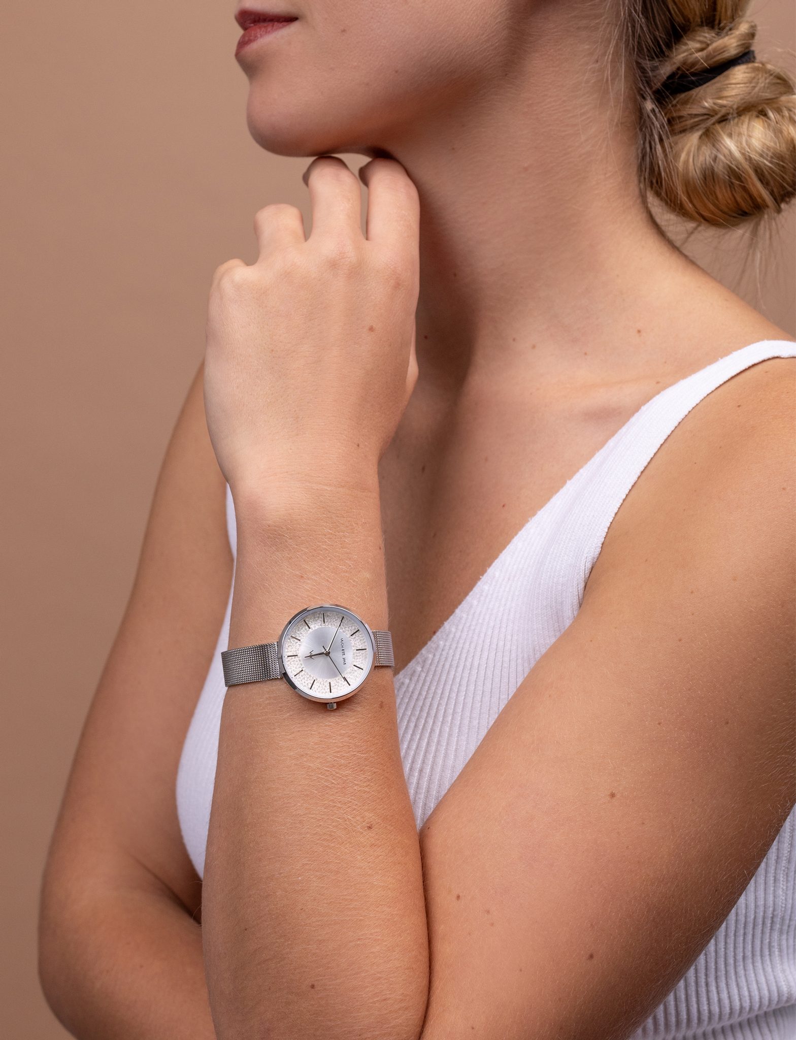 Ceas de damă Sparkly Light Silver