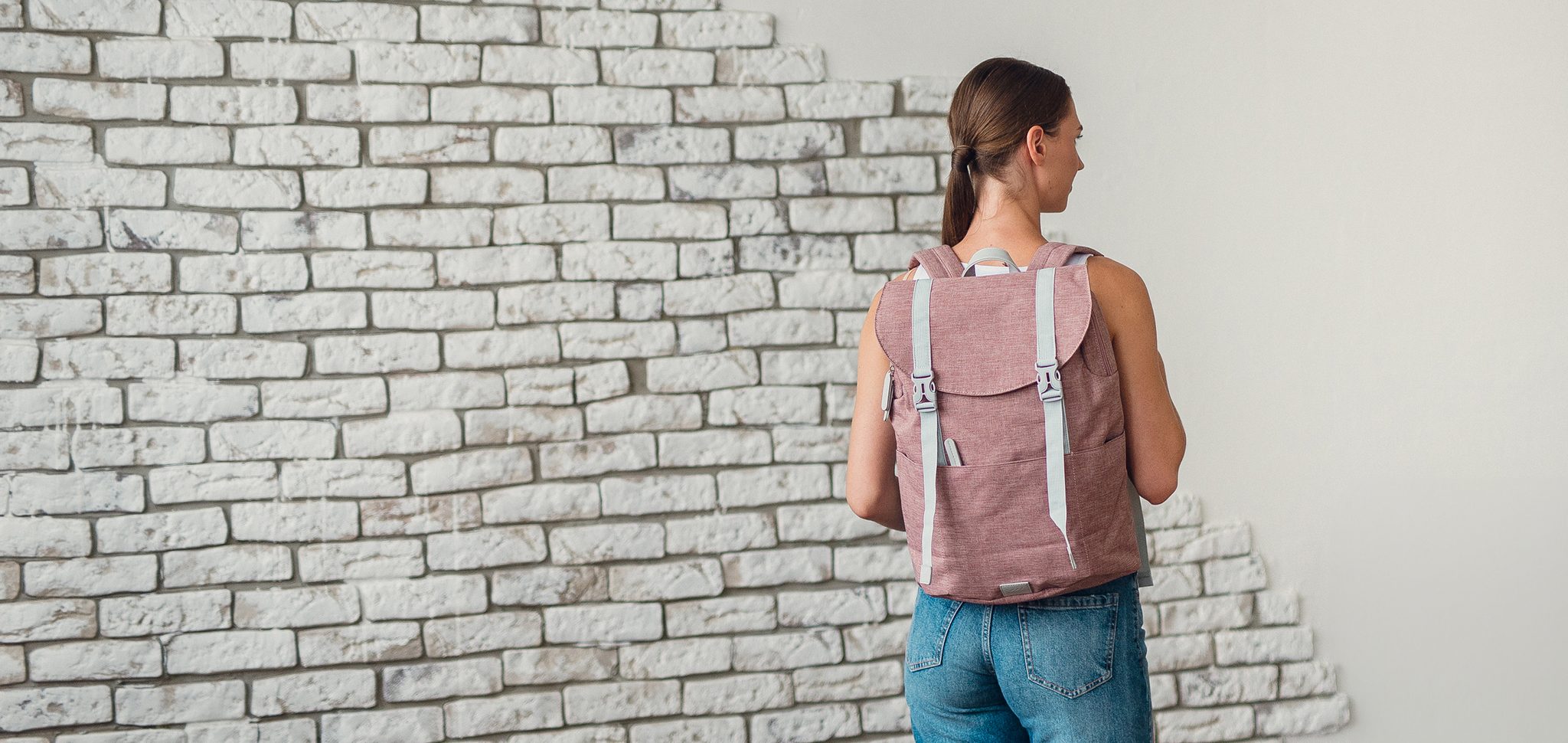 VUCH Corbin Big Light Red city backpack