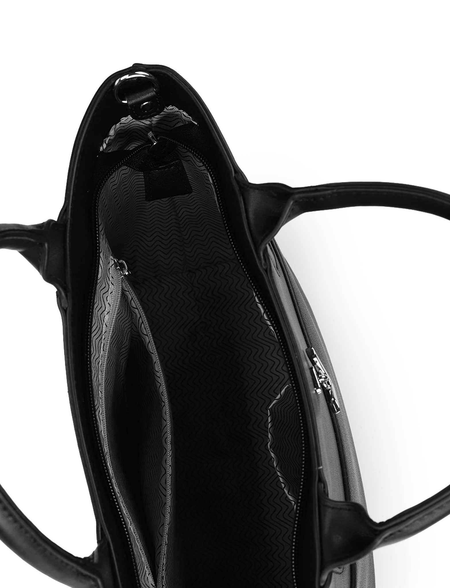 VUCH Christel Divide Black Handbag