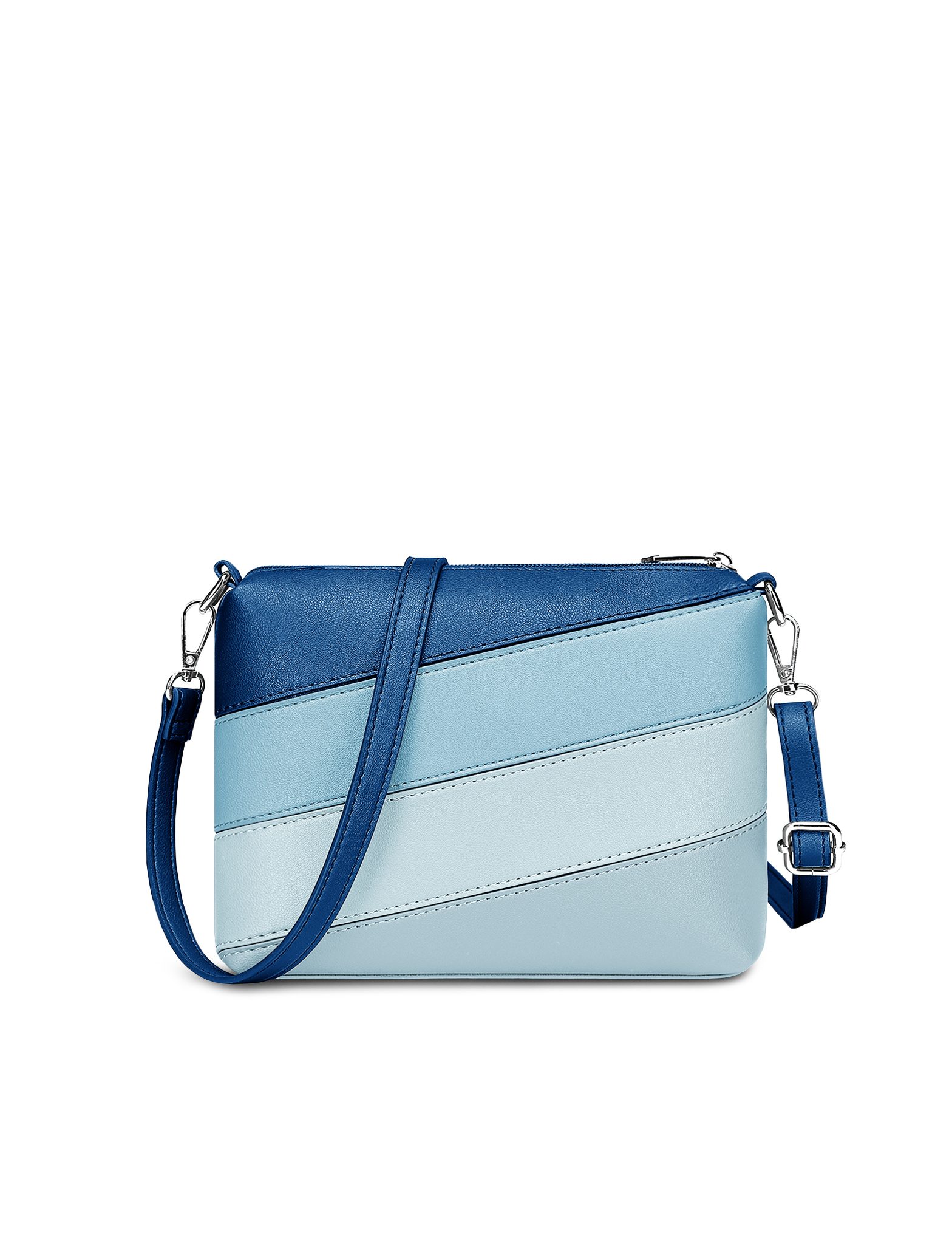 VUCH Coalie Striped Blue Handbag
