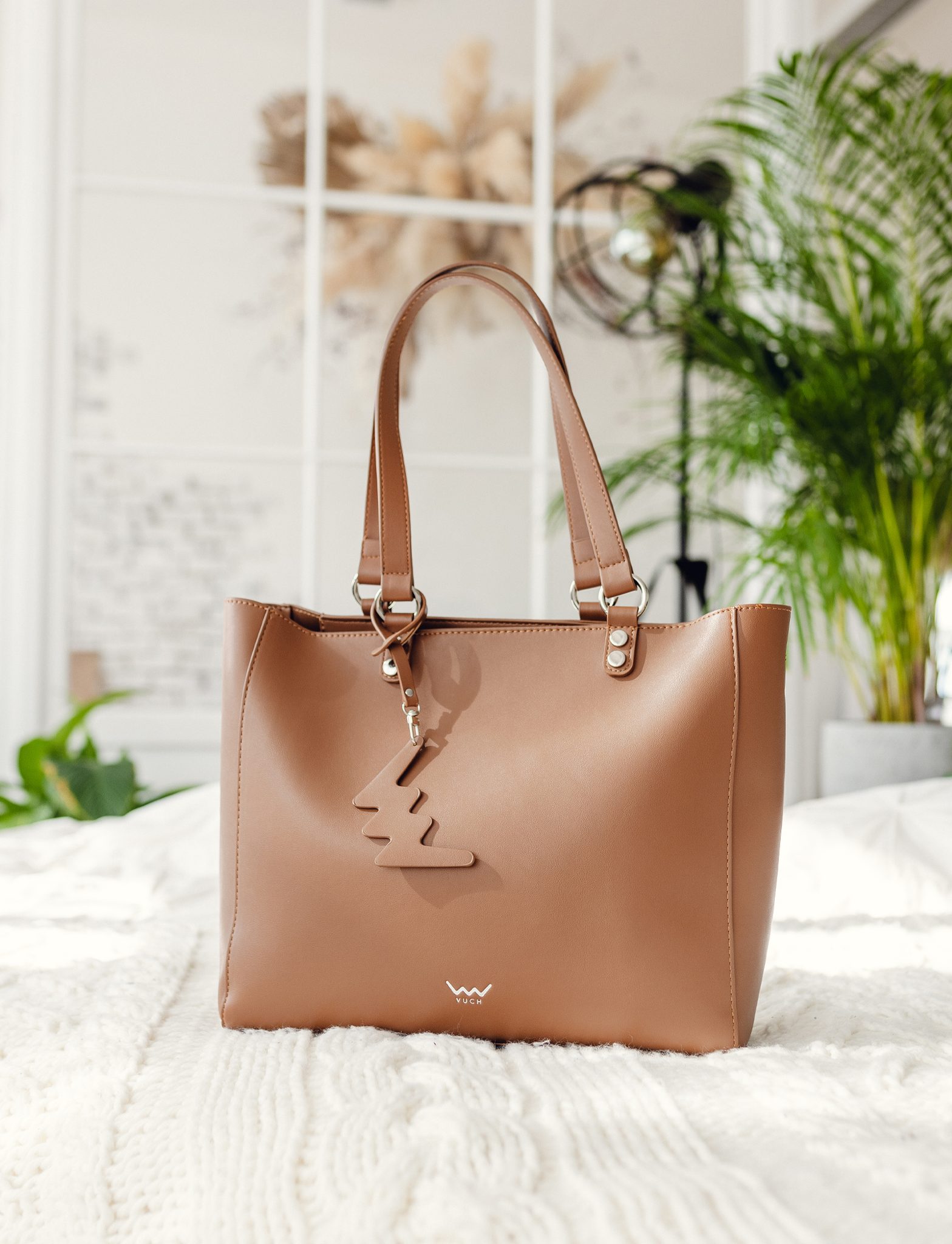 Geantă Camelia Brown