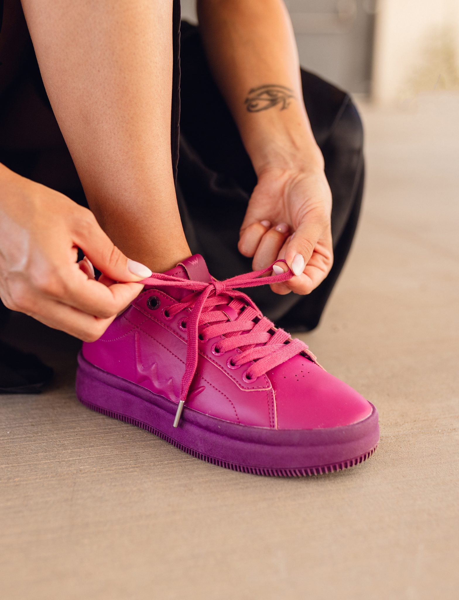 VUCH Lucky Purple Sneaker