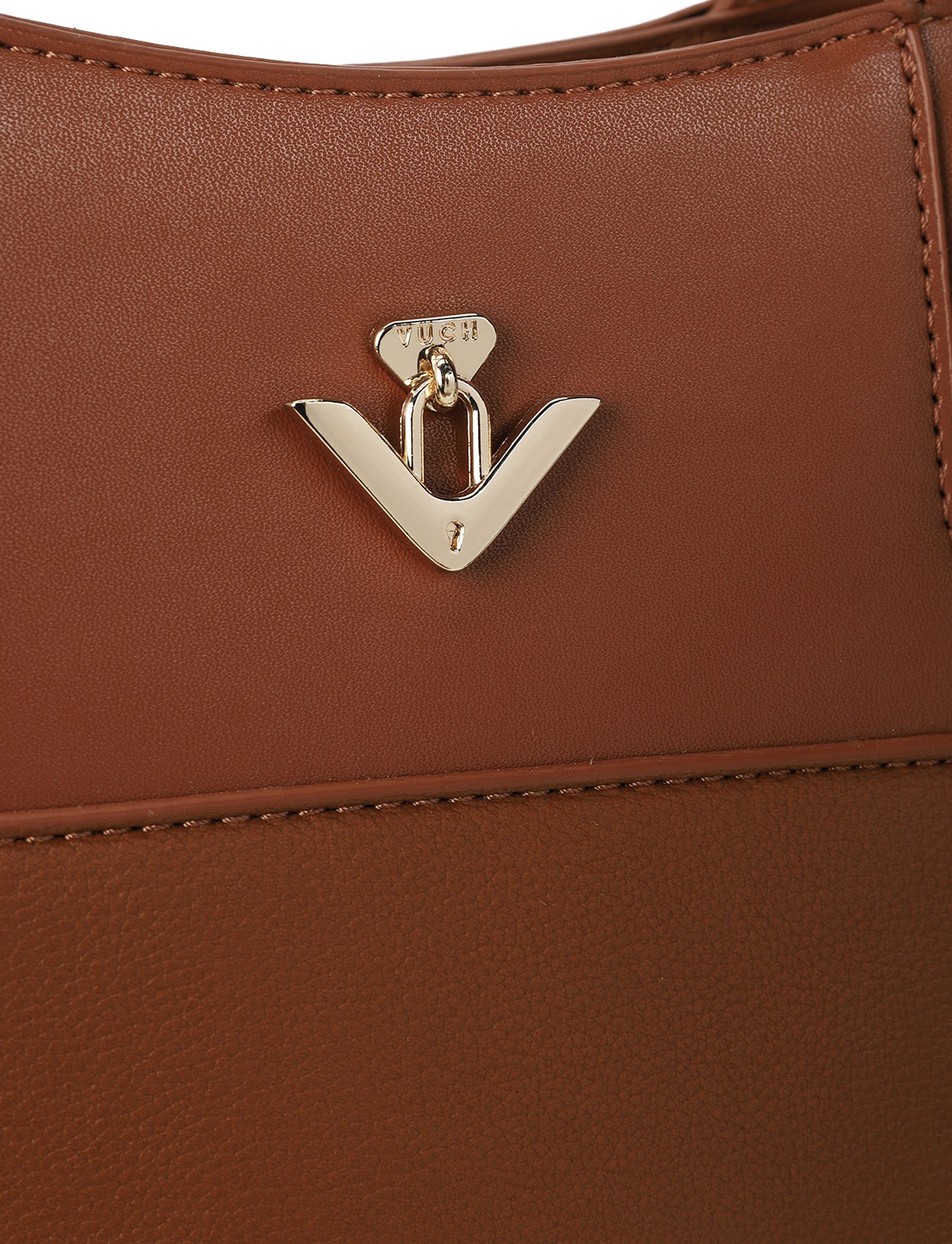 VUCH Christel Divide Brown Handbag