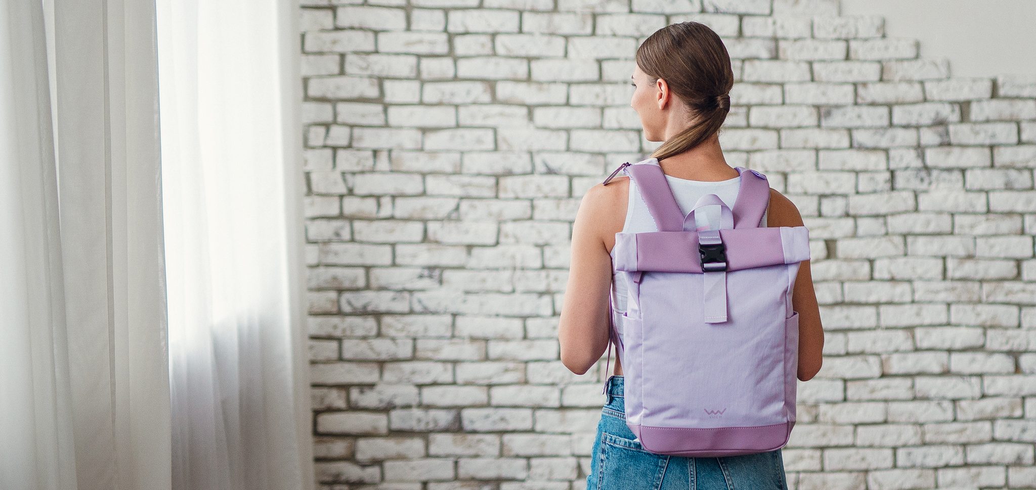 VUCH Virion Purple city backpack