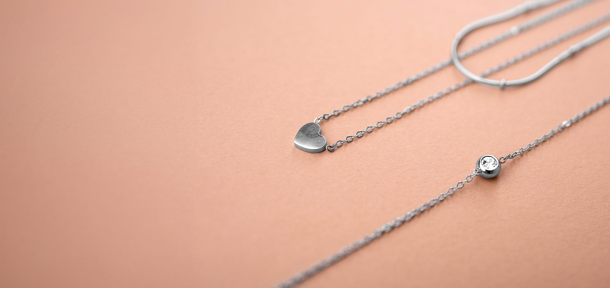 VUCH Noreya Silver Necklace