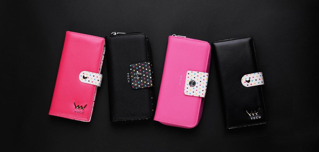 Portofel dama VUCH Black Dots Collection