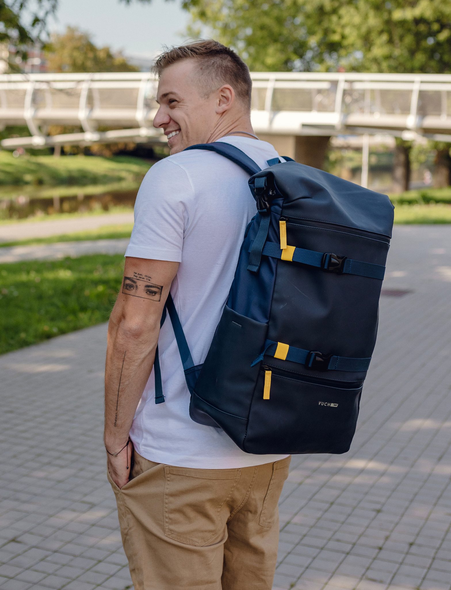VUCH Maielle Blue city backpack