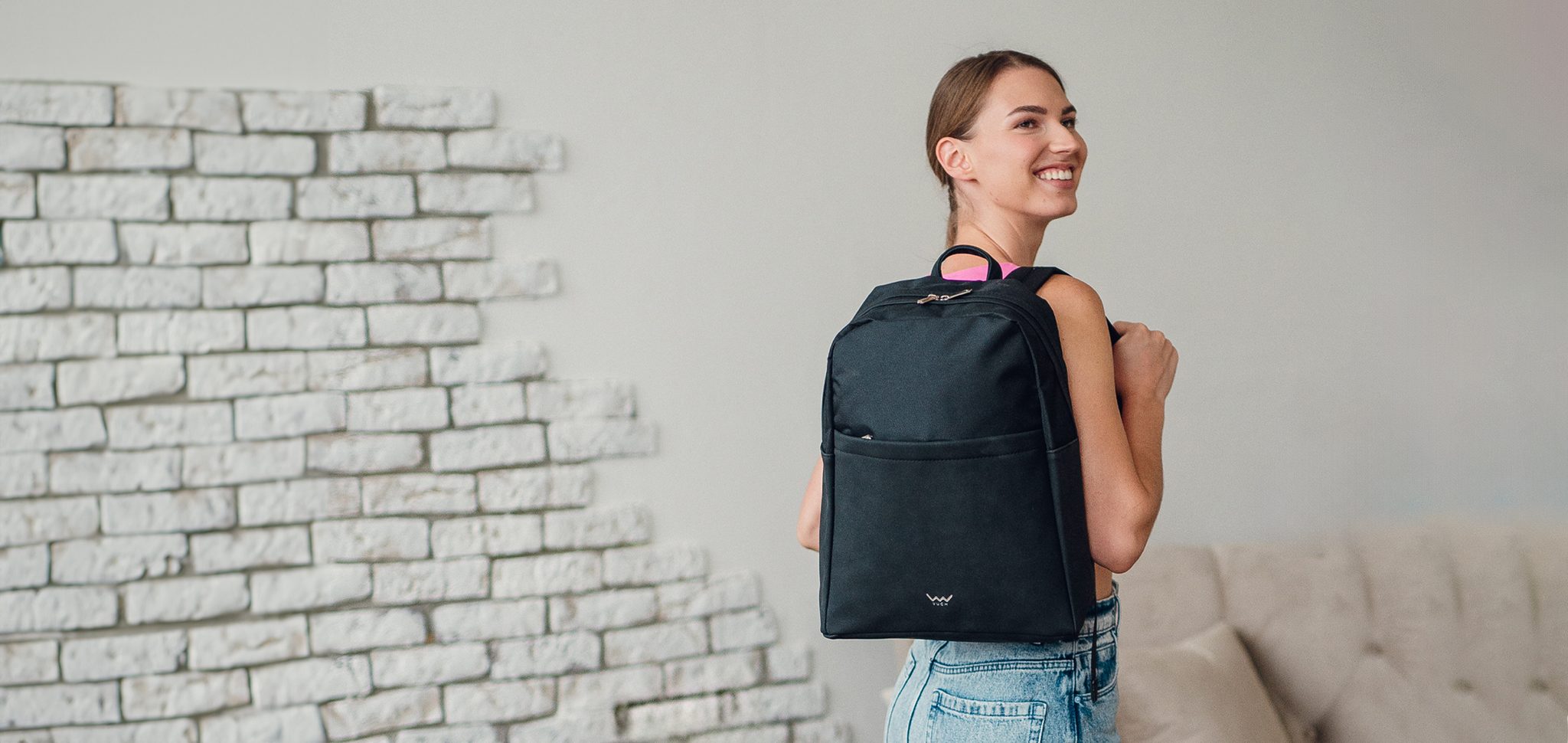 VUCH Zane TC Black city backpack