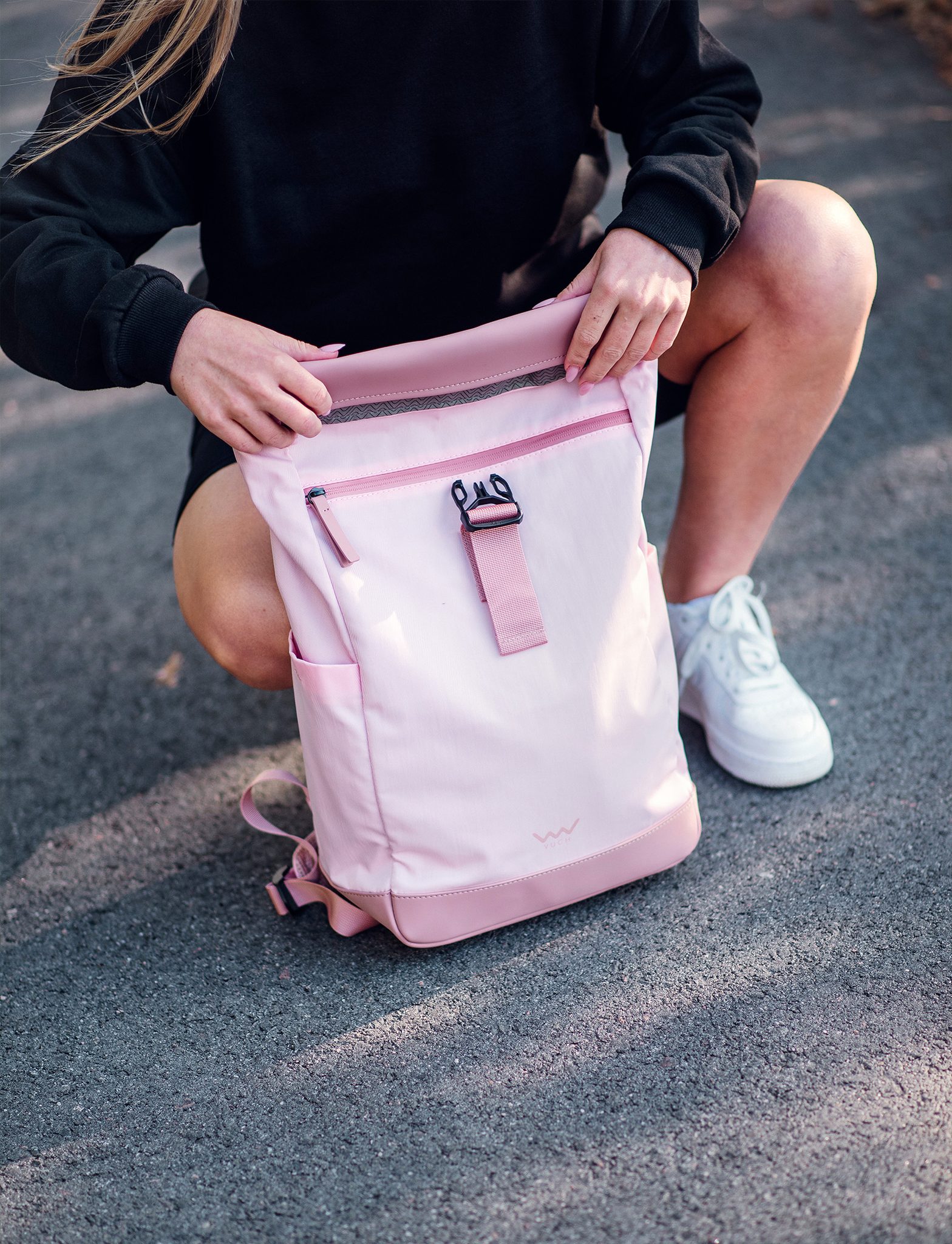 VUCH Virion Pink city backpack