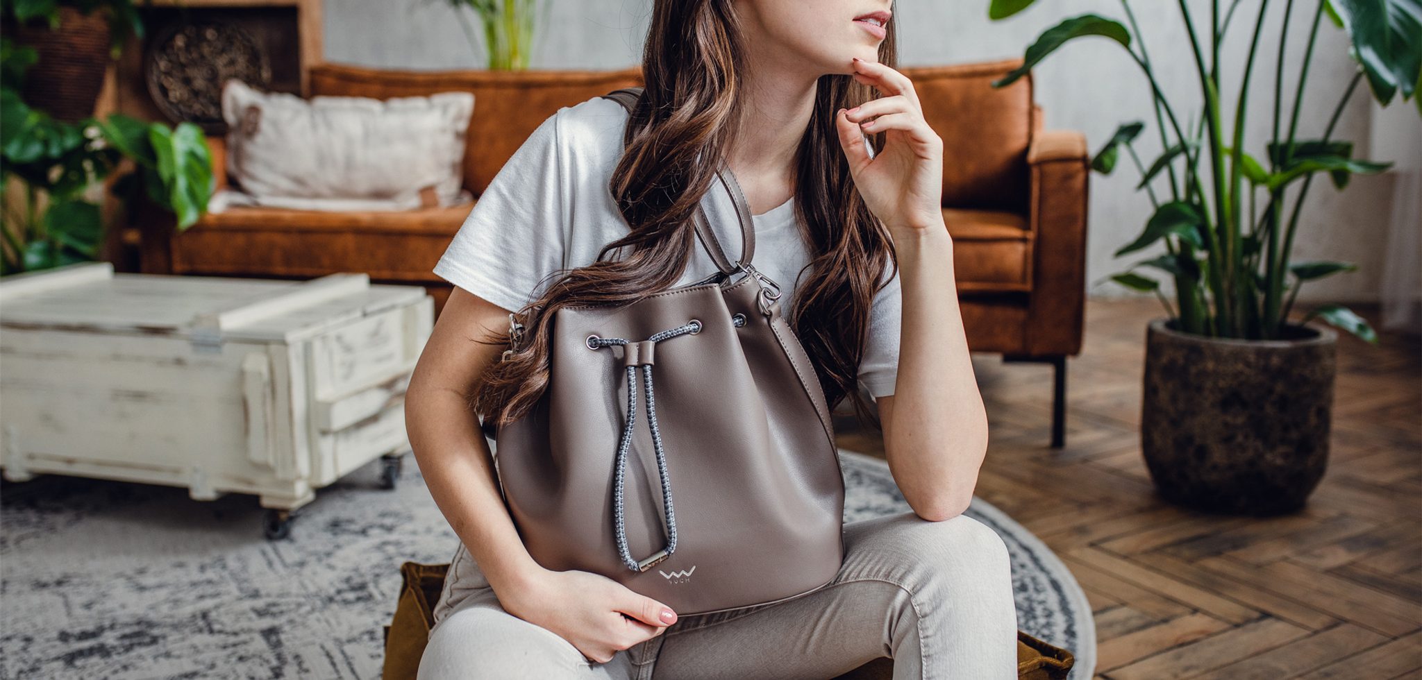 Genti pentru femei Vuch - maro inchis