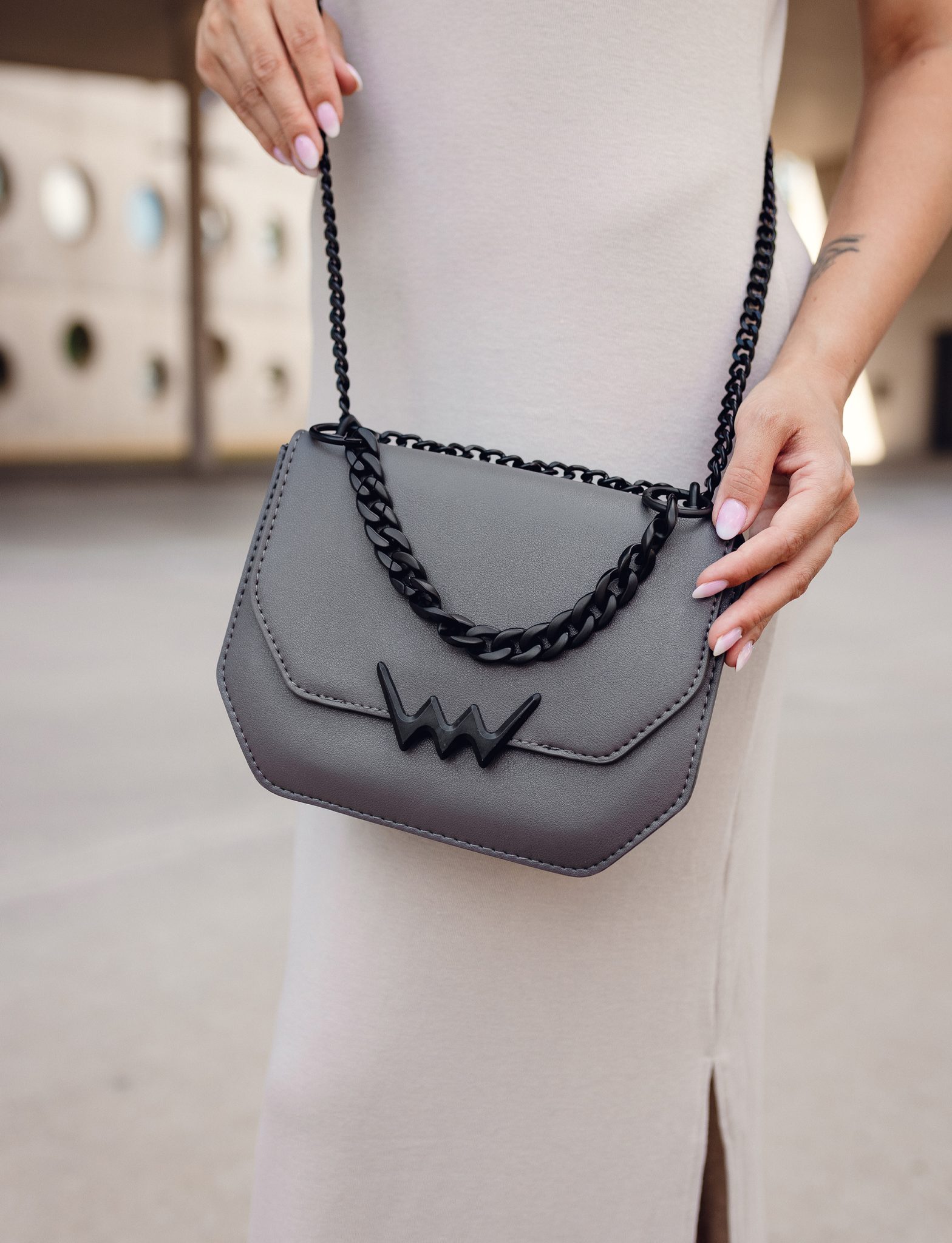 VUCH Rowen Grey handbag