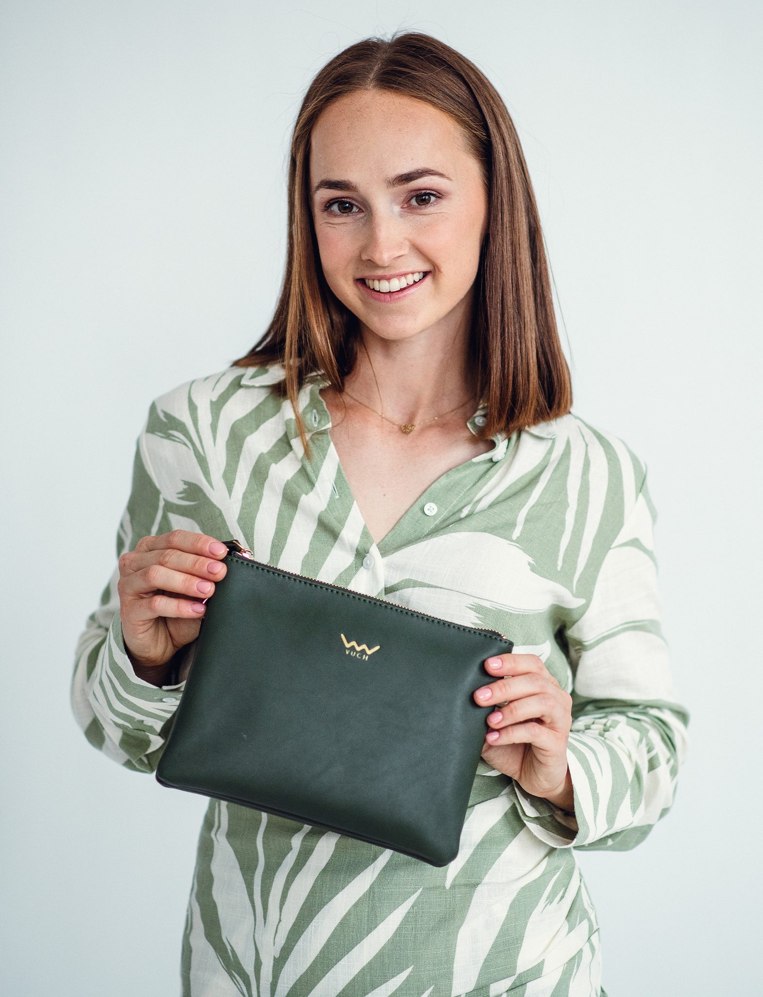 VUCH Anna Dark Green Handbag