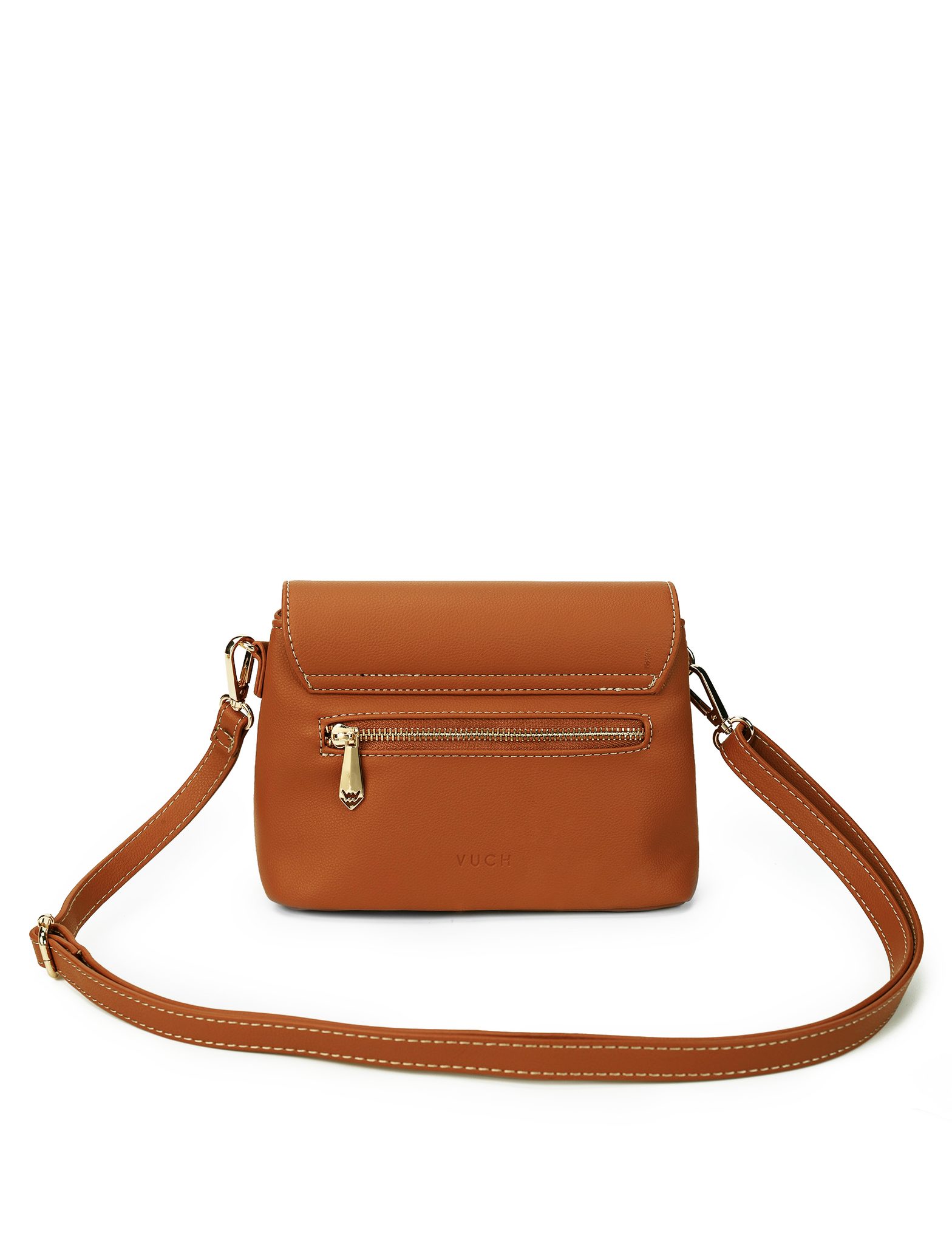VUCH Byrsa Mini Brown Handbag