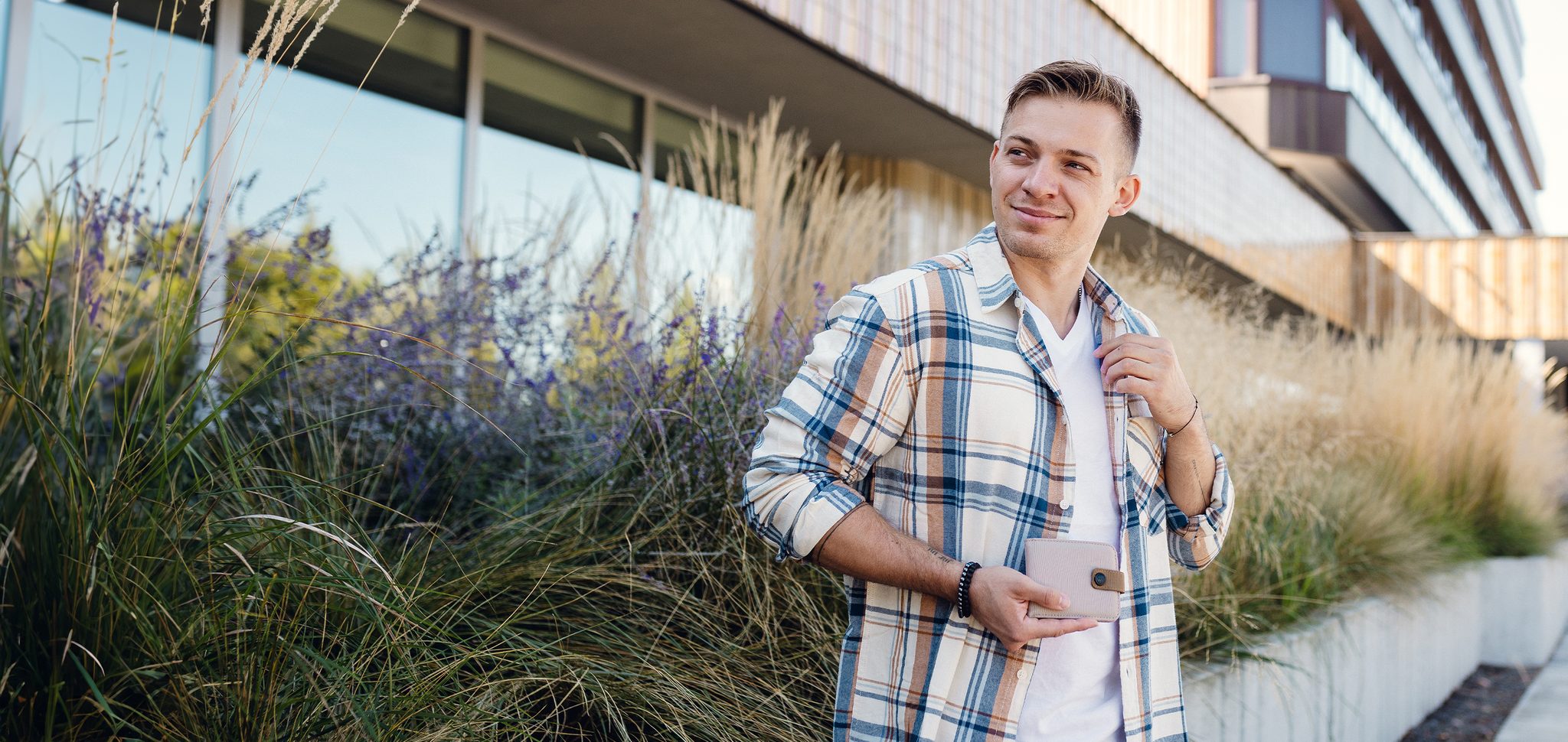 VUCH Neil Dusty Beige Wallet