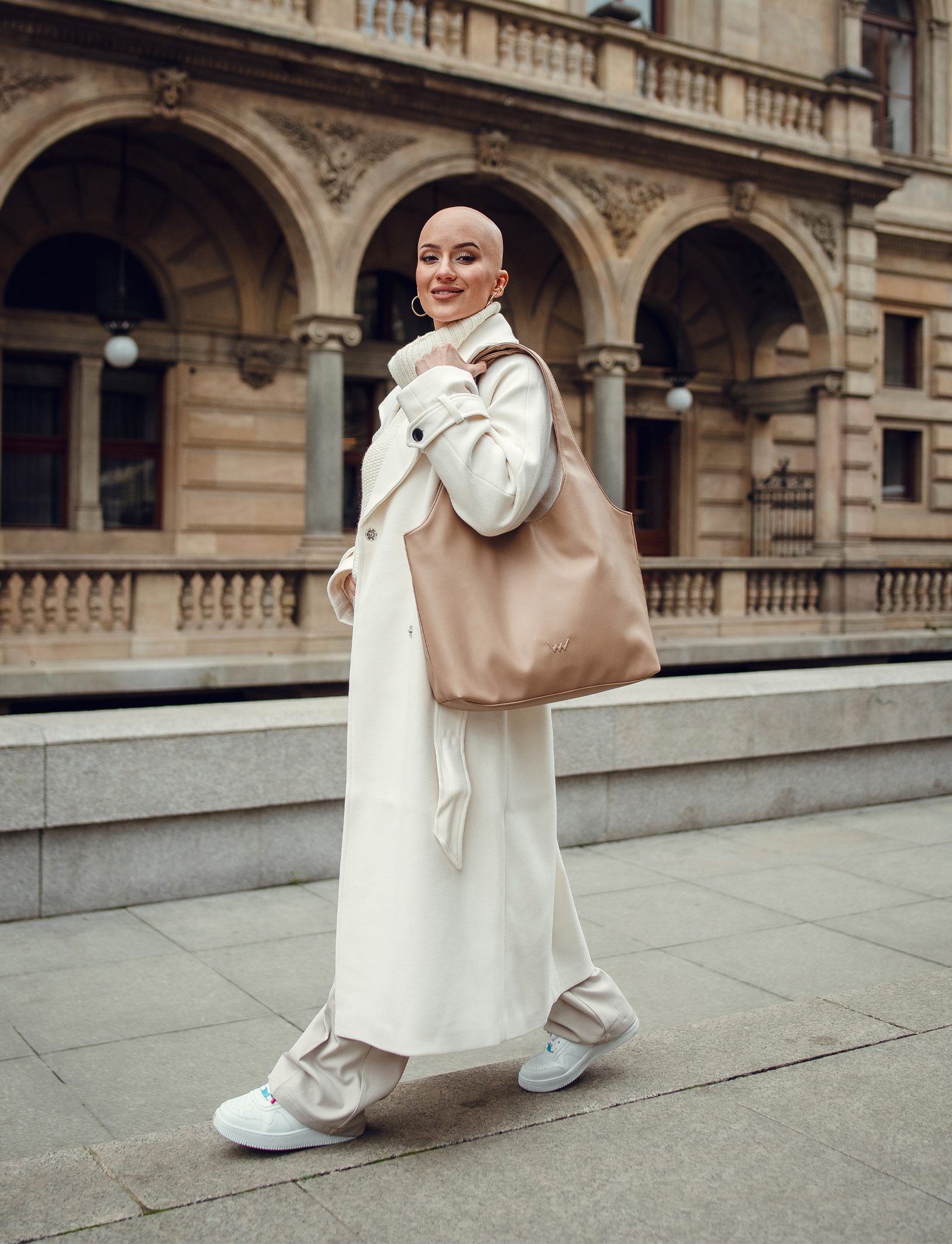 Geantă mare Eileen bej