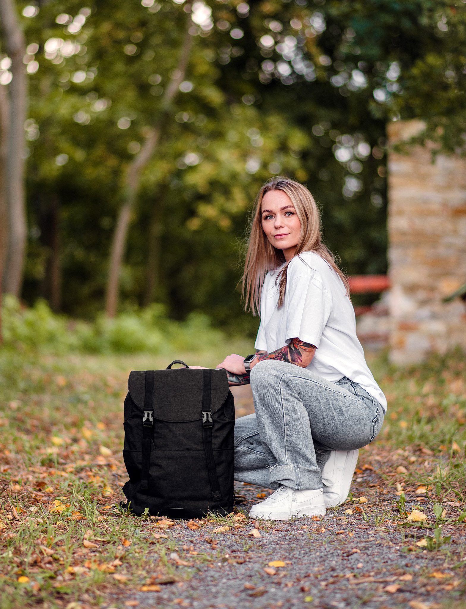 VUCH Corbin Big Black city backpack