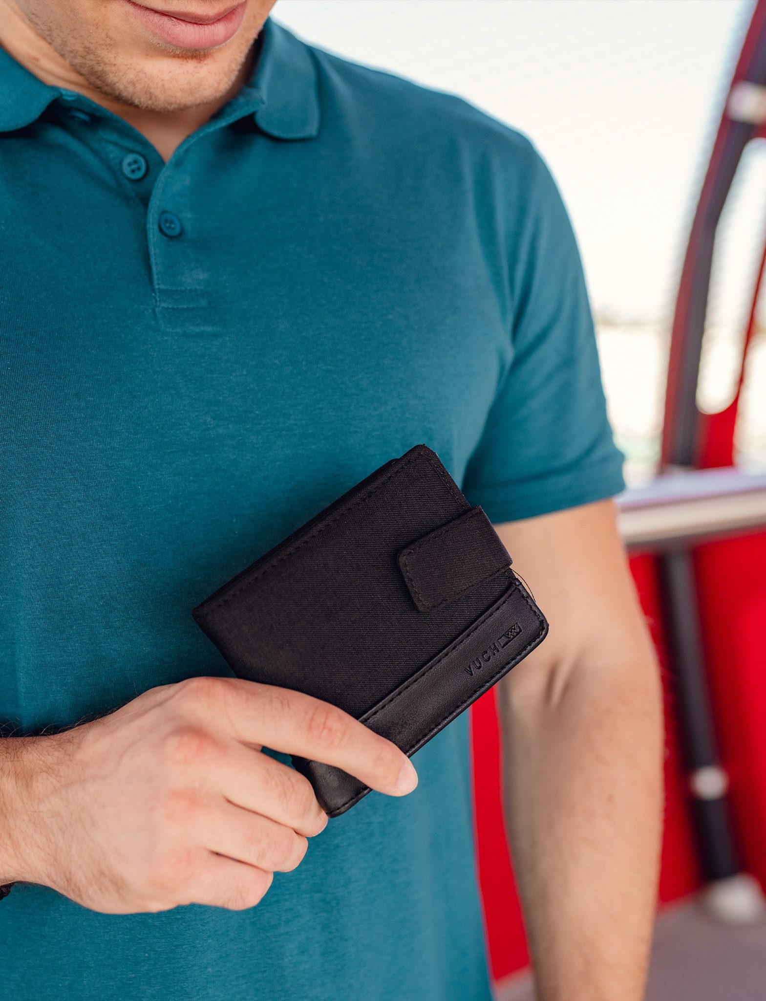 VUCH Allee Black Wallet
