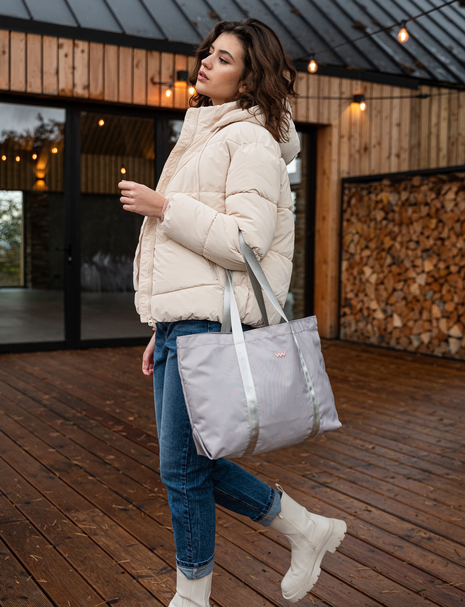 Rizzo Grey - geantă de plajă