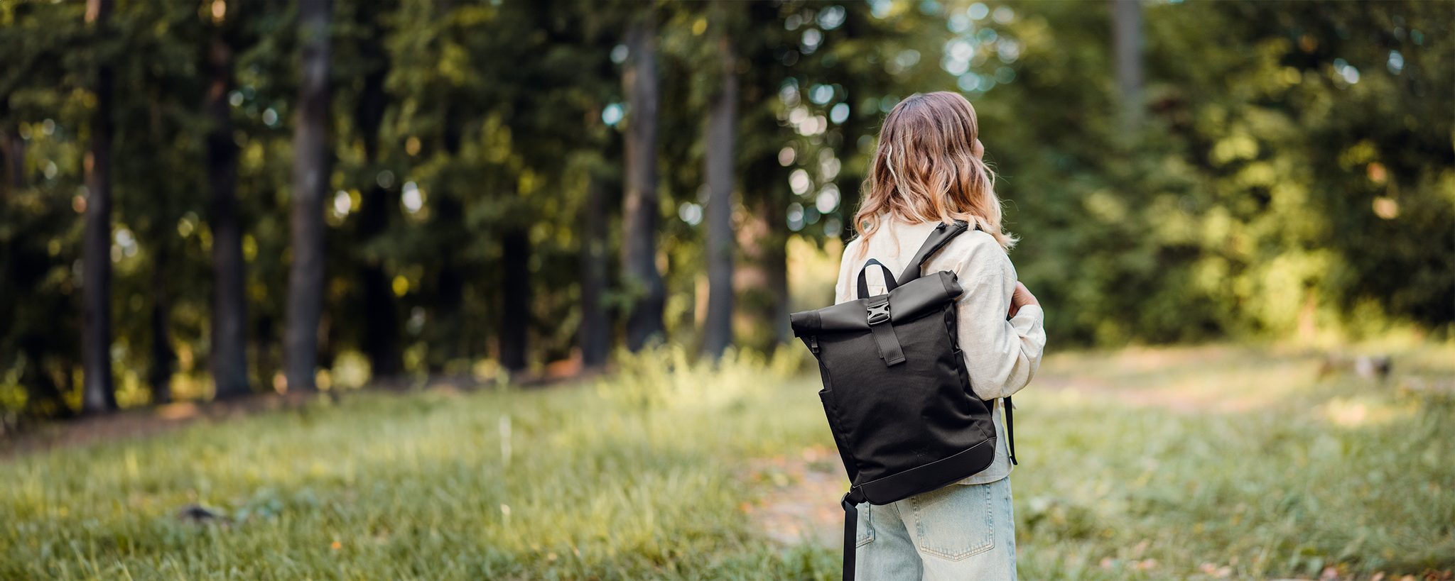 VUCH Virion Black city backpack