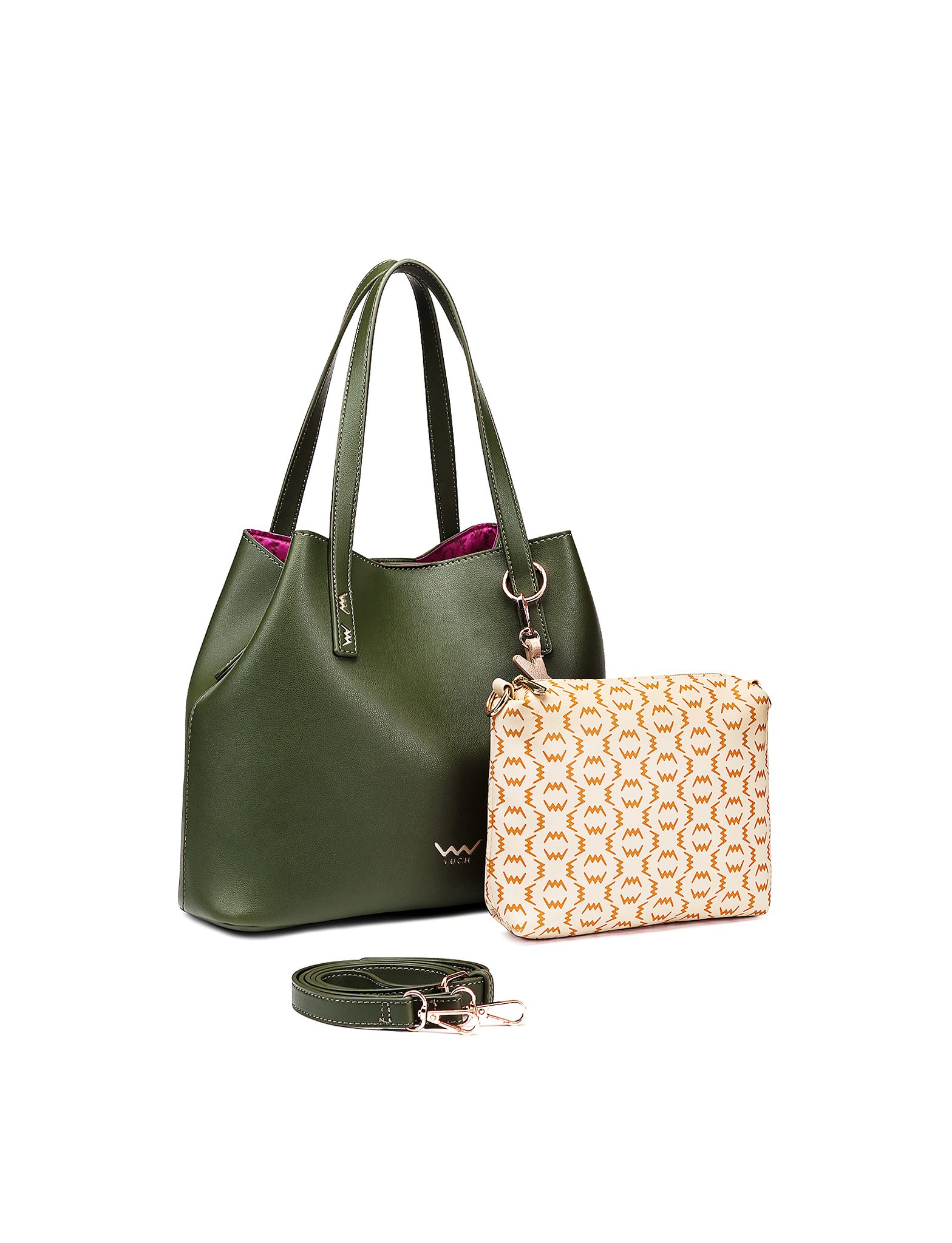 VUCH Roselda Green Handbag